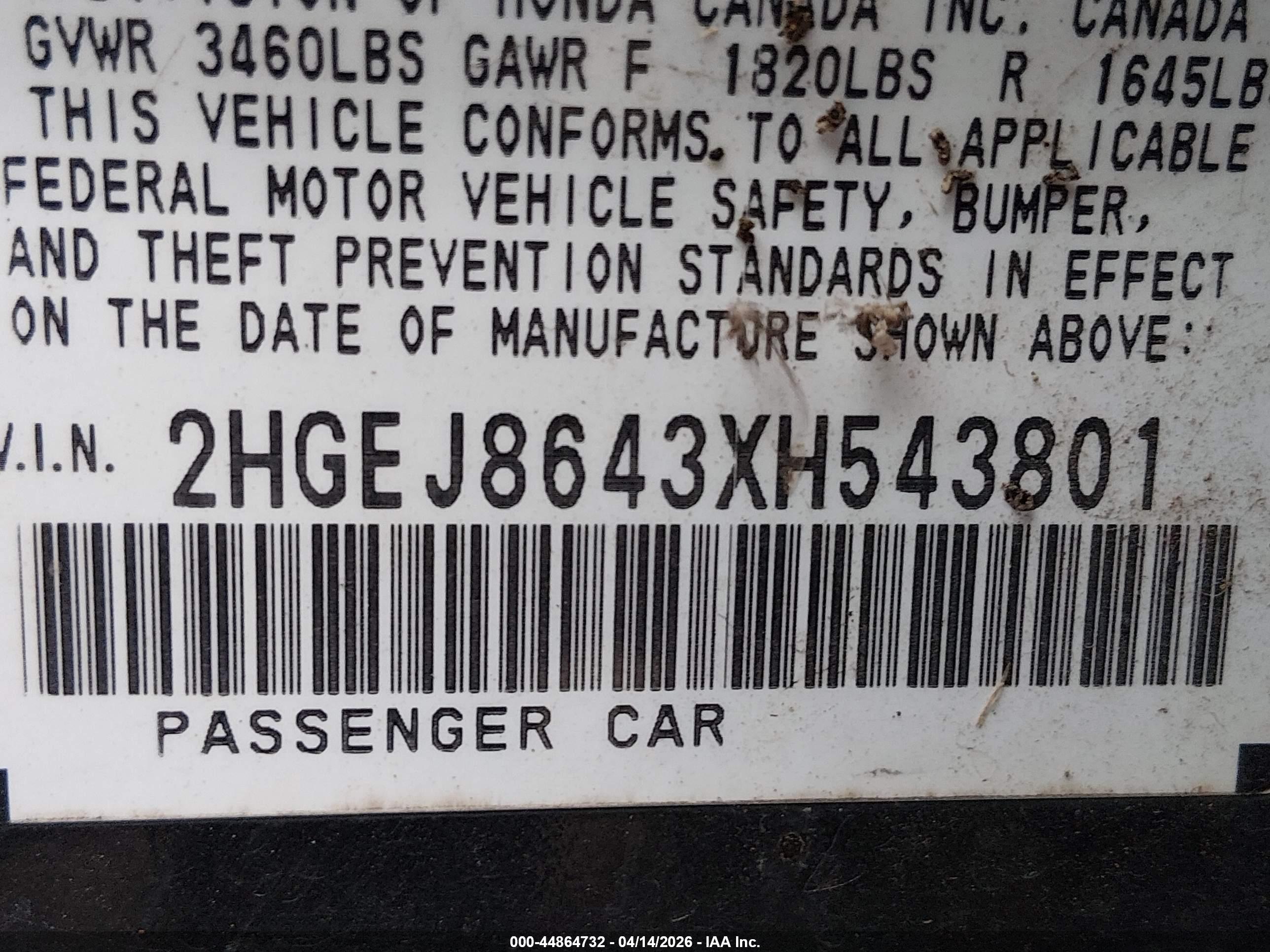 HONDA CIVIC image 9