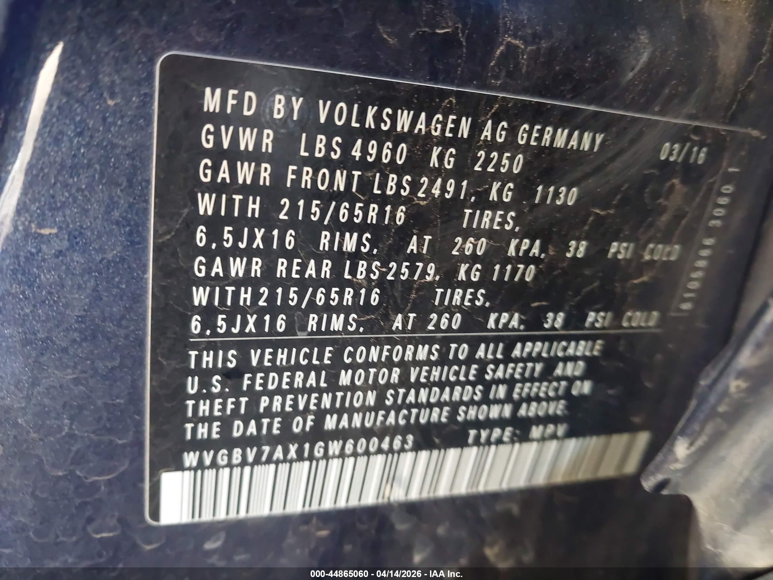 VOLKSWAGEN TIGUAN image 9