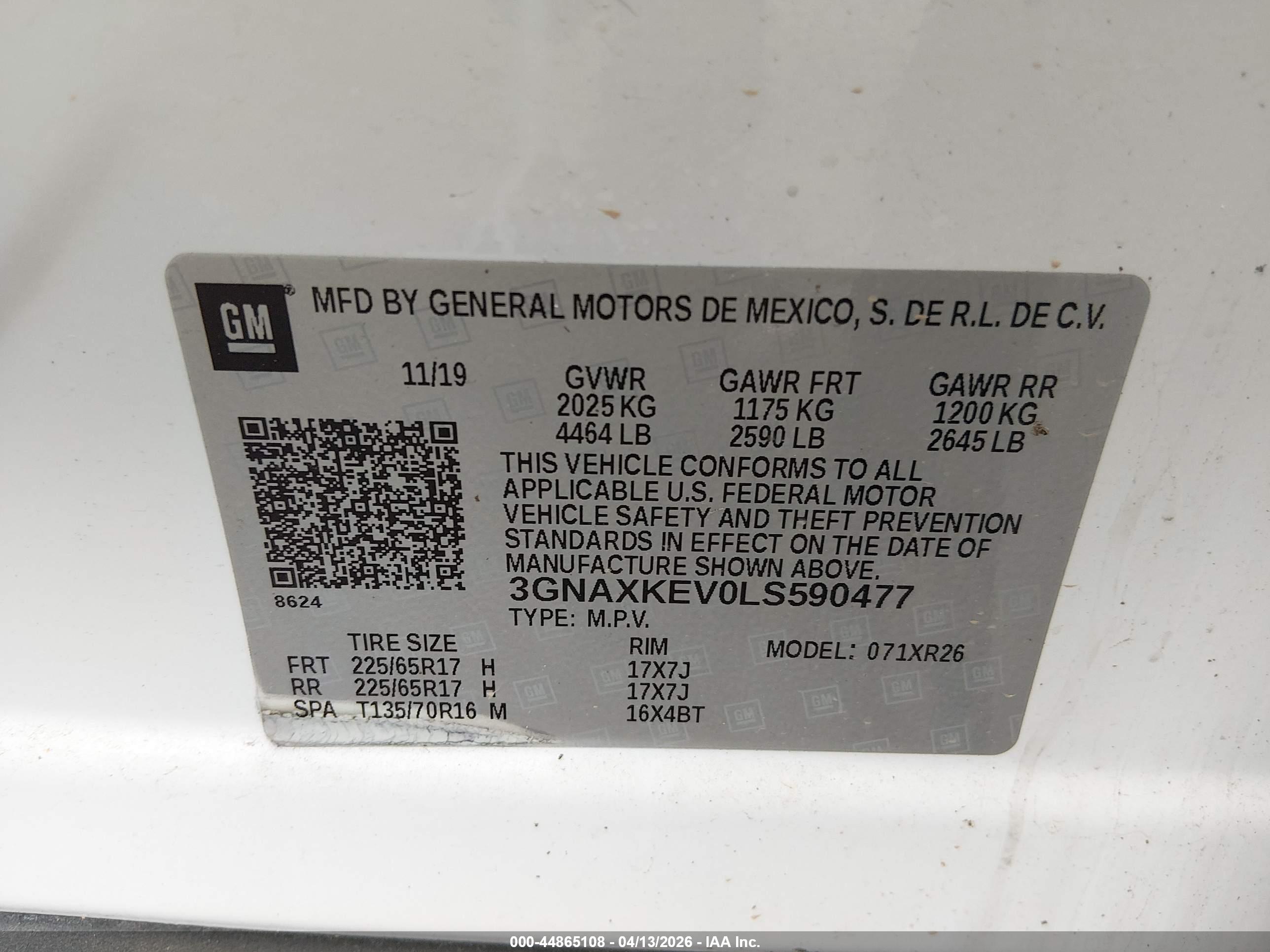 CHEVROLET EQUINOX image 9