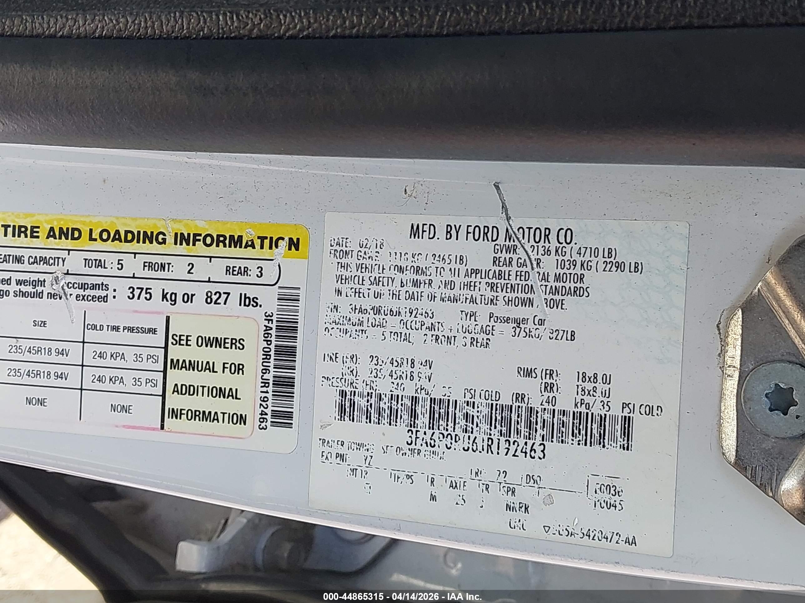 FORD FUSION image 9