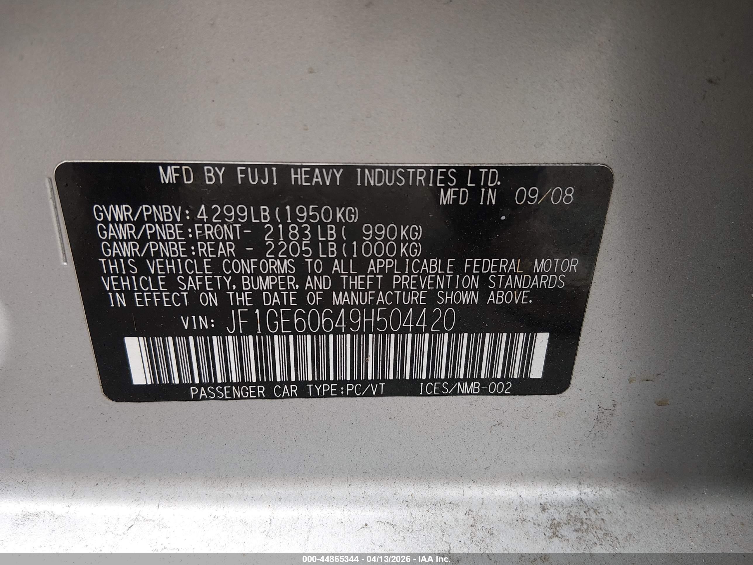 SUBARU IMPREZA image 9