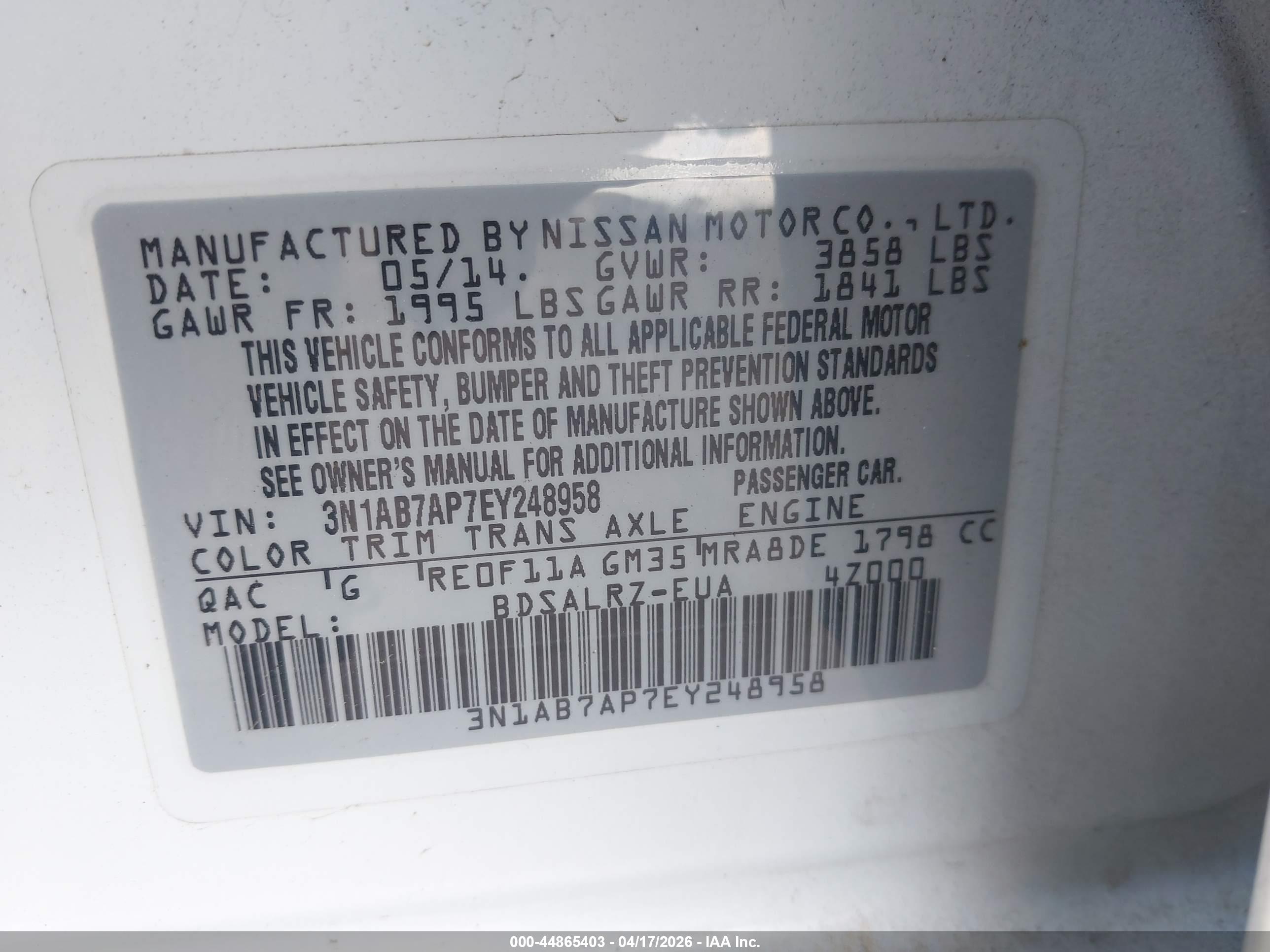 NISSAN SENTRA image 9