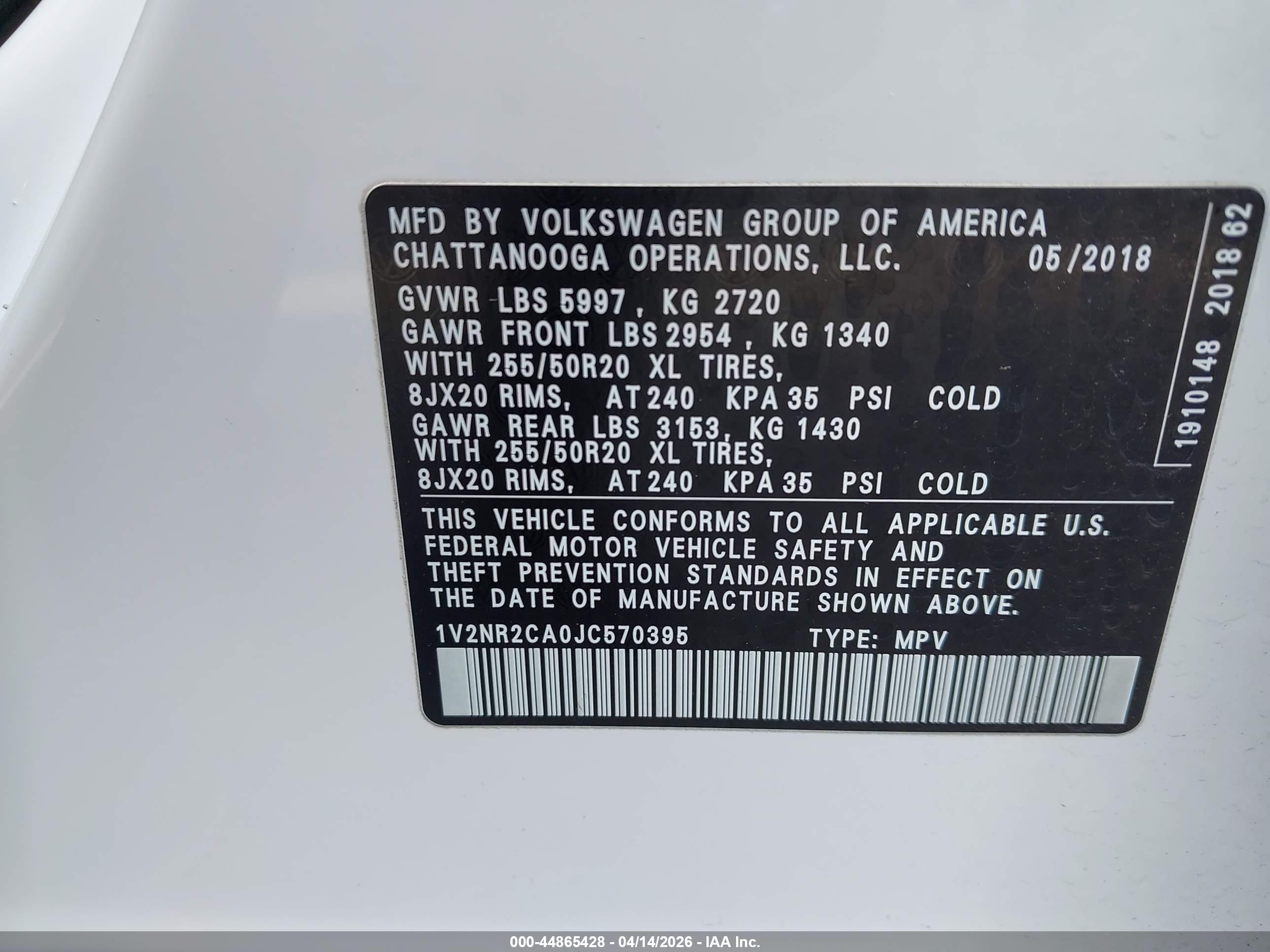 VOLKSWAGEN ATLAS image 9