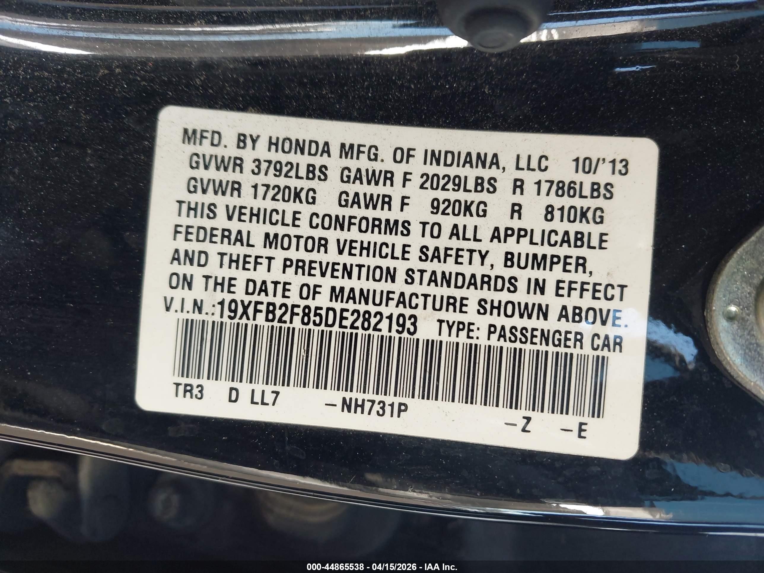 HONDA CIVIC image 9