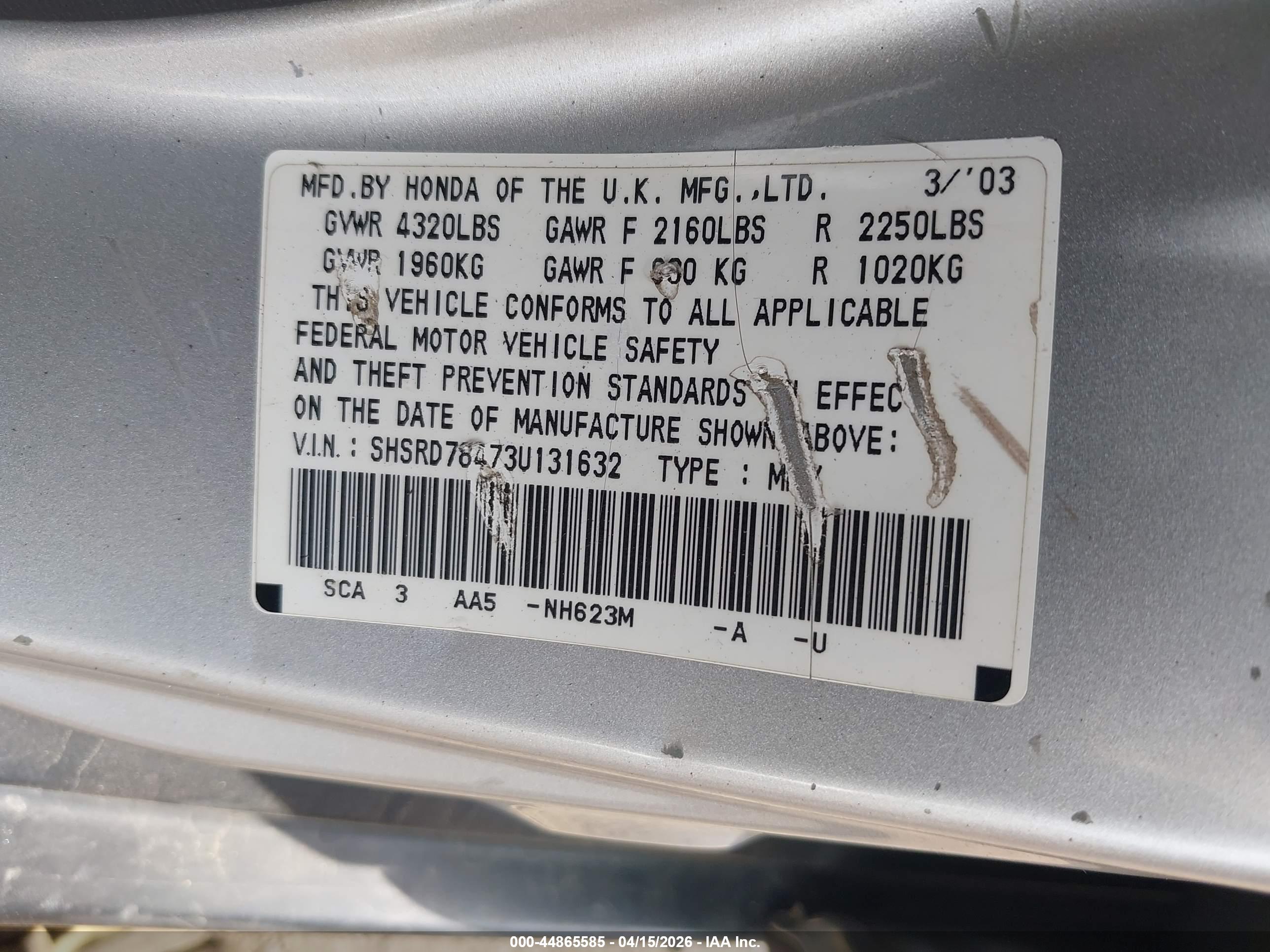HONDA CR-V image 9