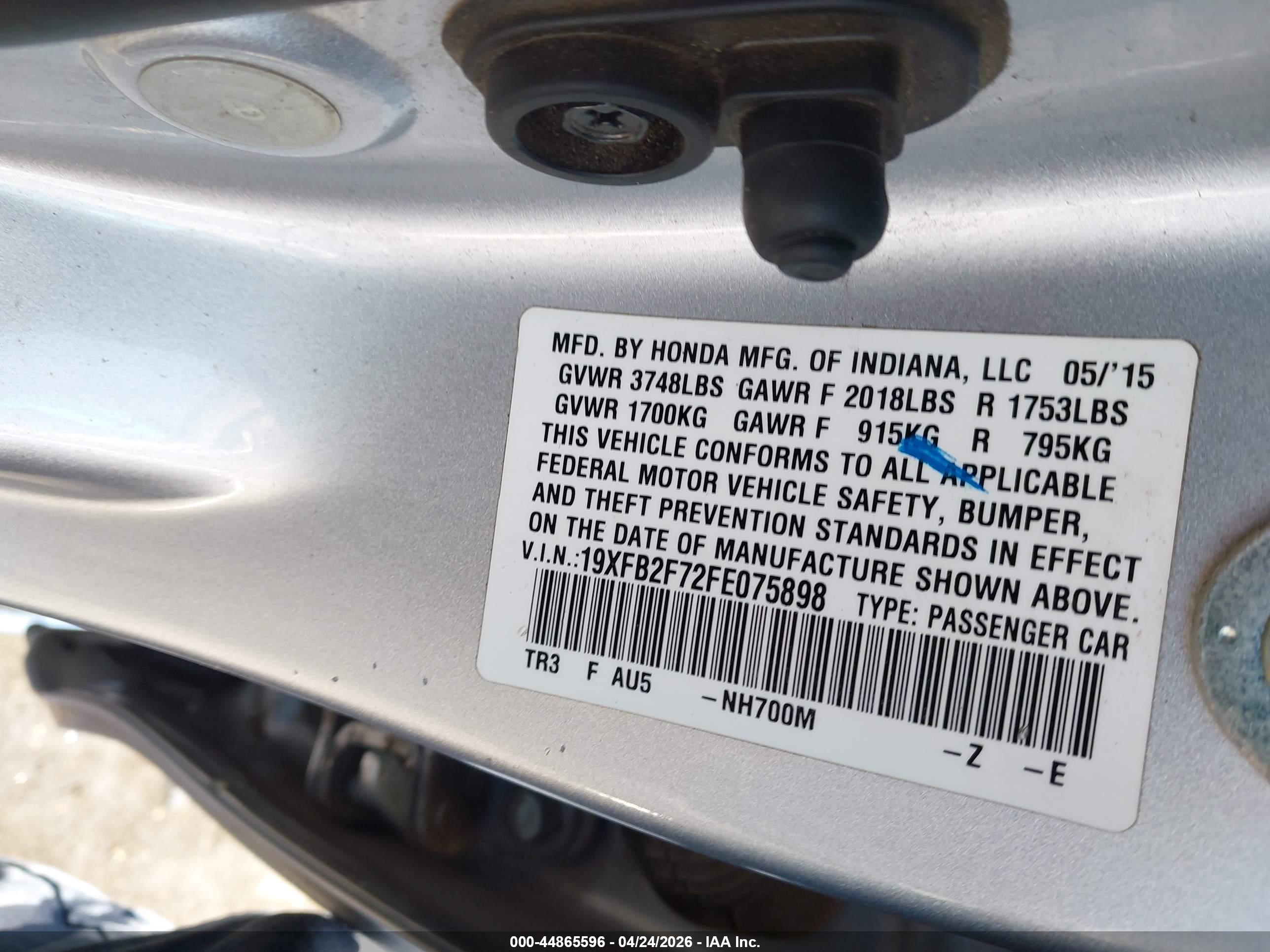 HONDA CIVIC image 9