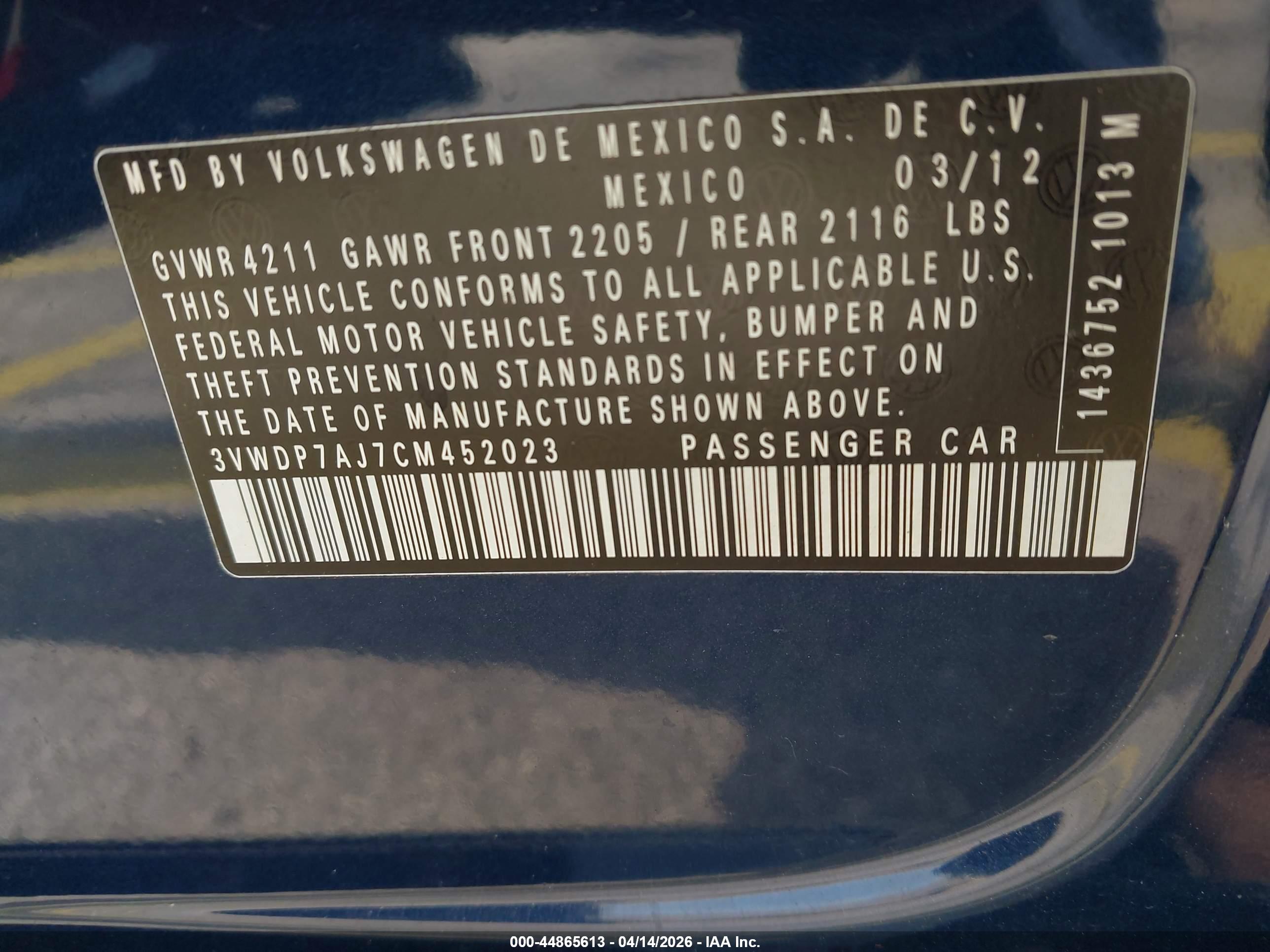 VOLKSWAGEN JETTA image 9