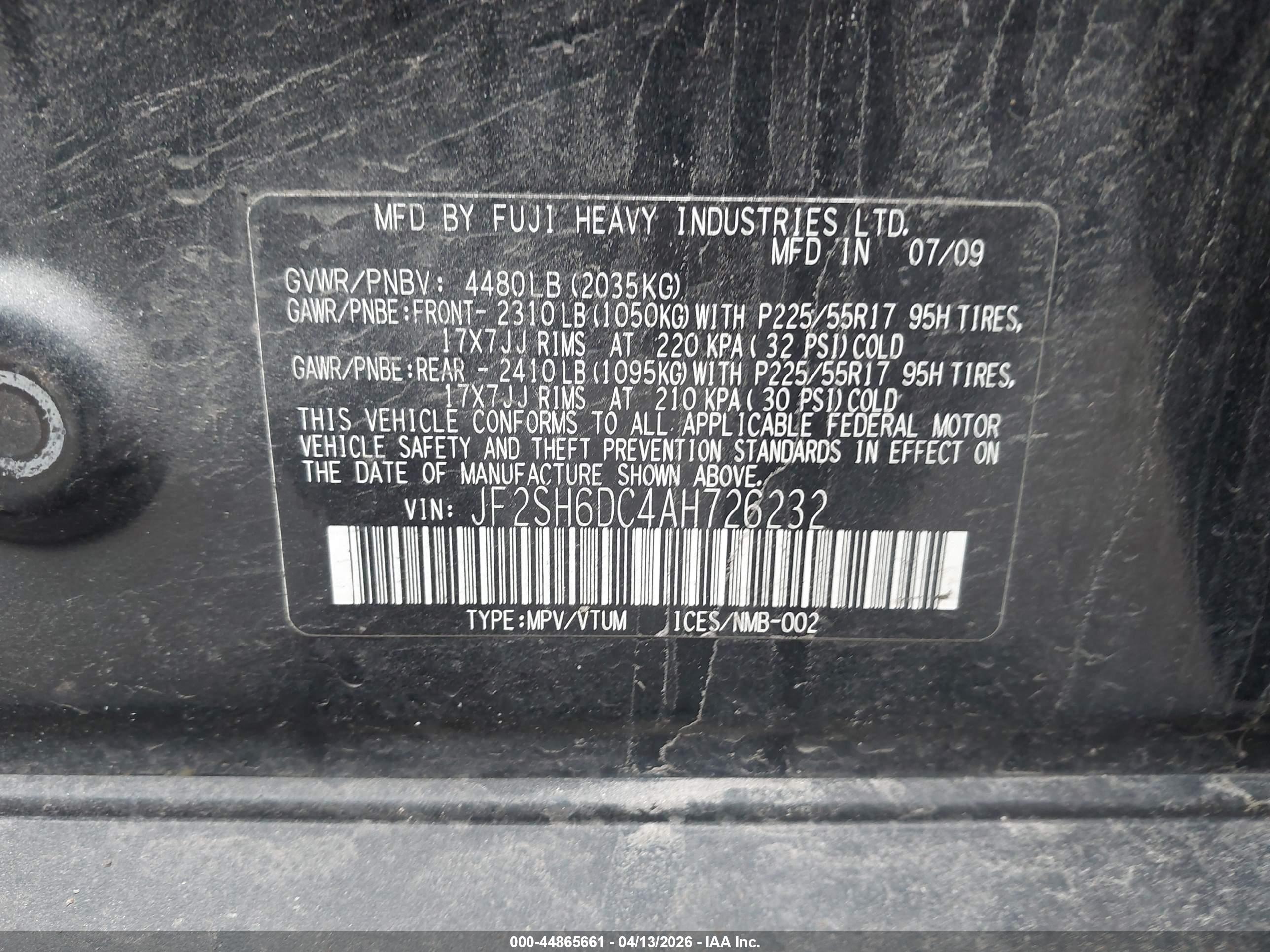 SUBARU FORESTER image 9
