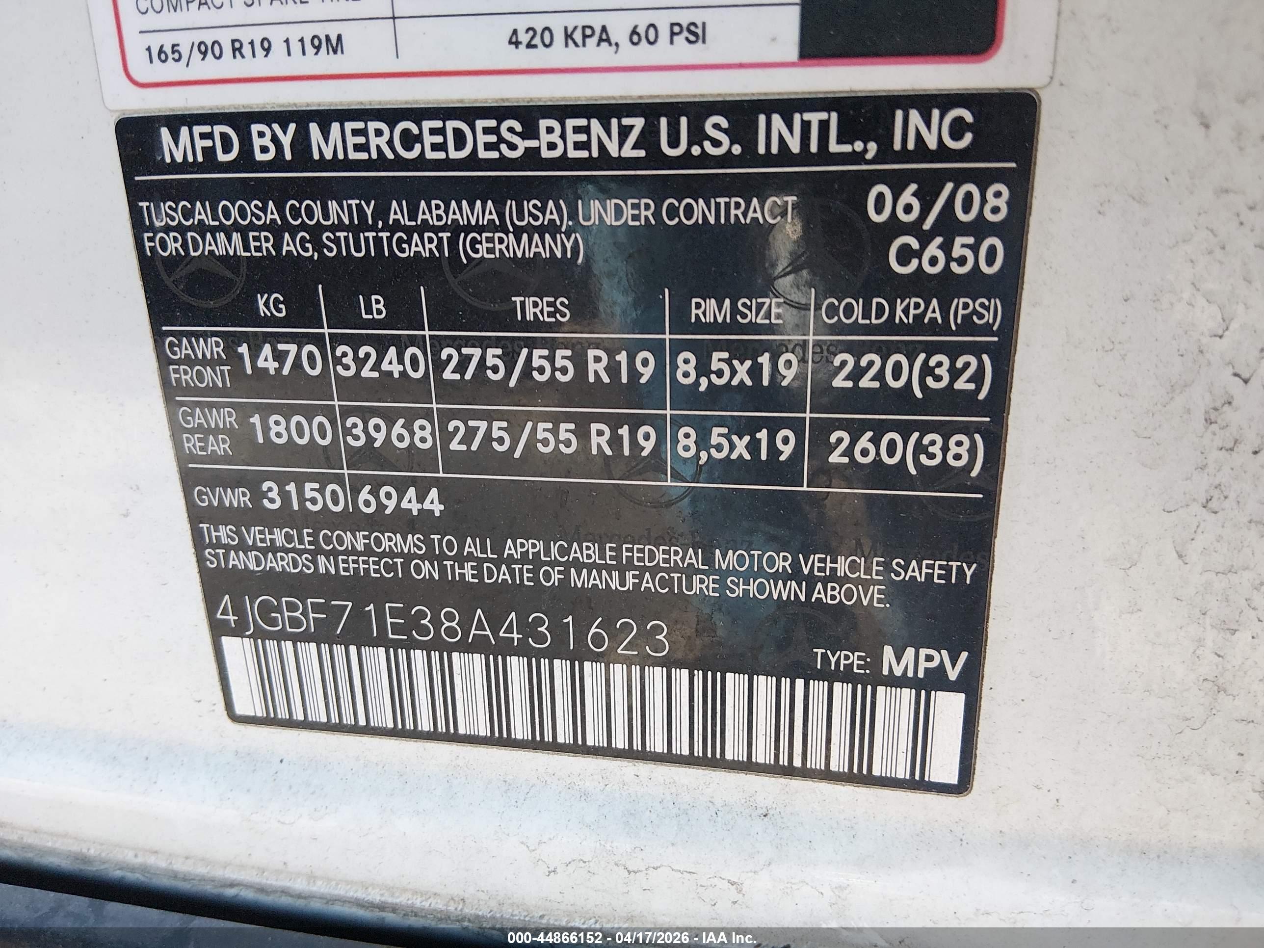 MERCEDES-BENZ GL image 9