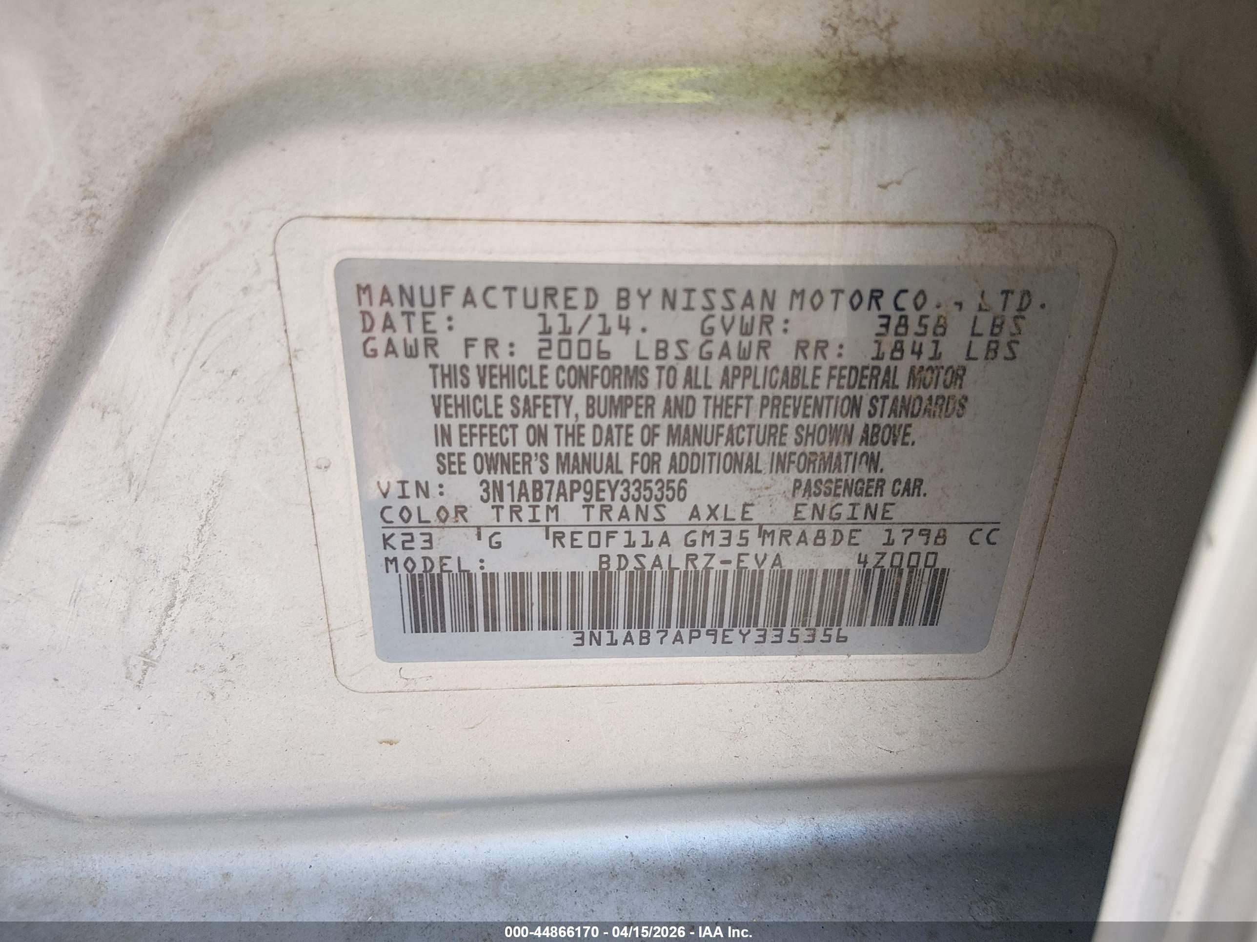 NISSAN SENTRA image 9