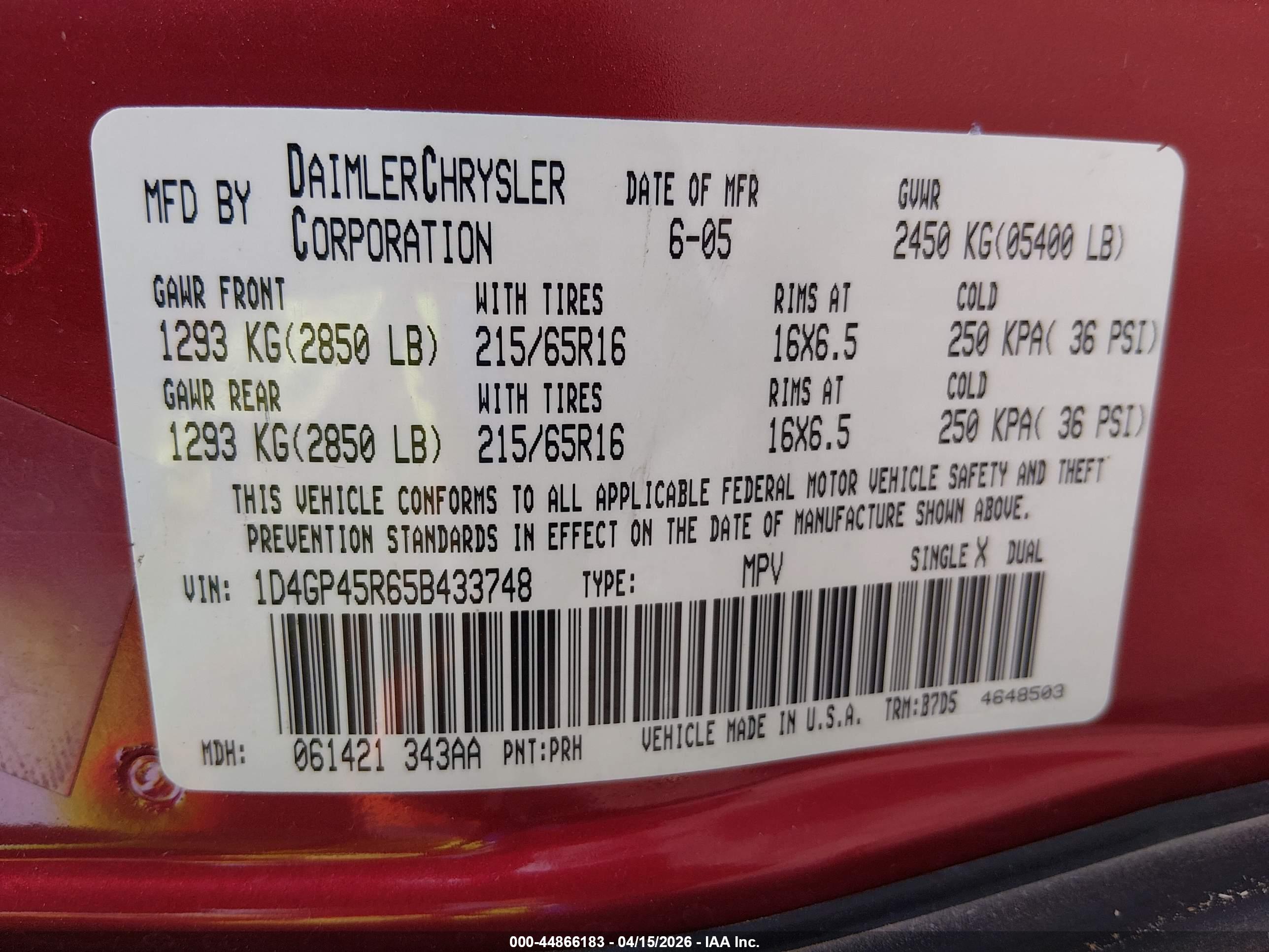 DODGE CARAVAN image 9