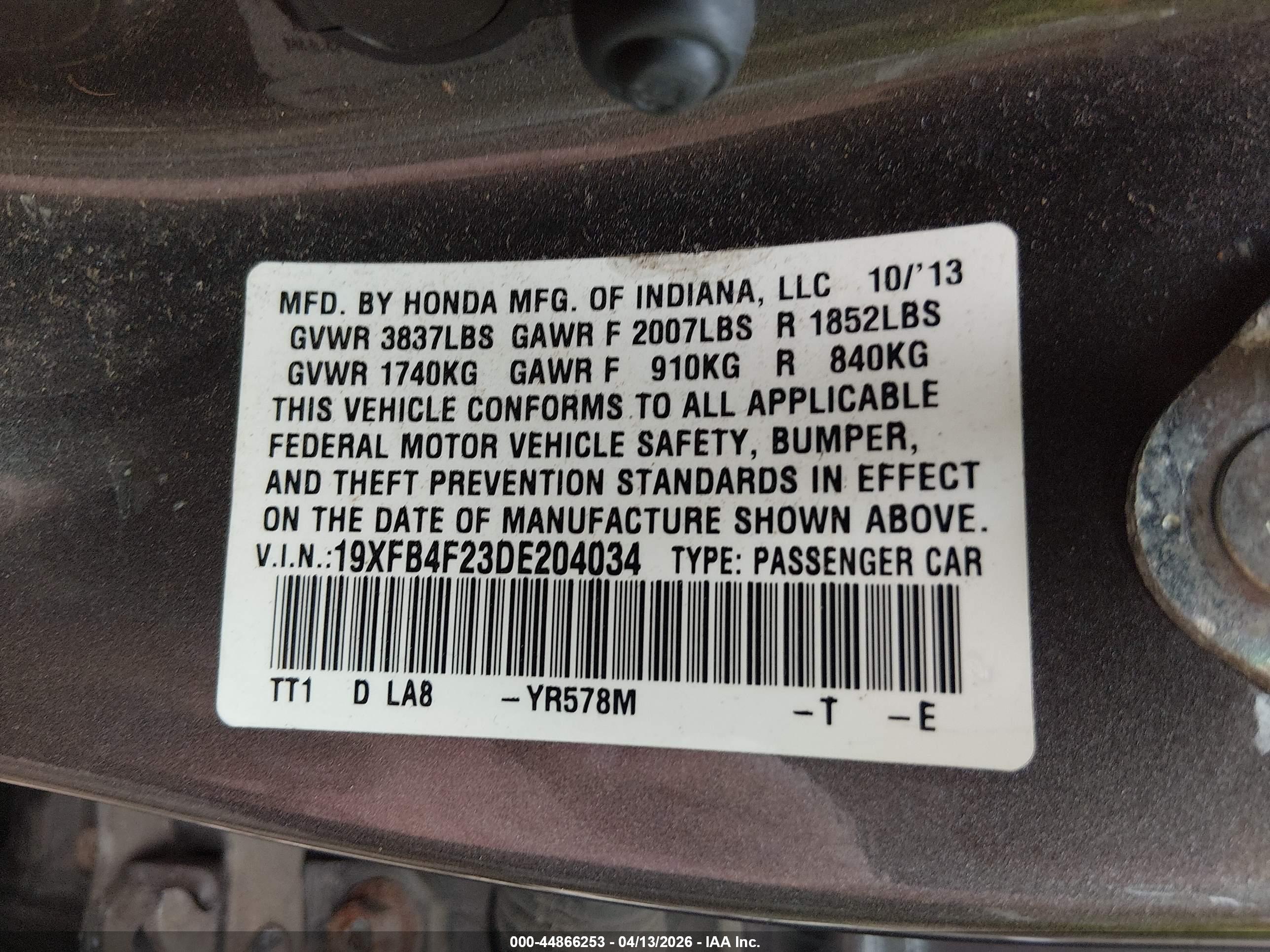HONDA CIVIC image 9