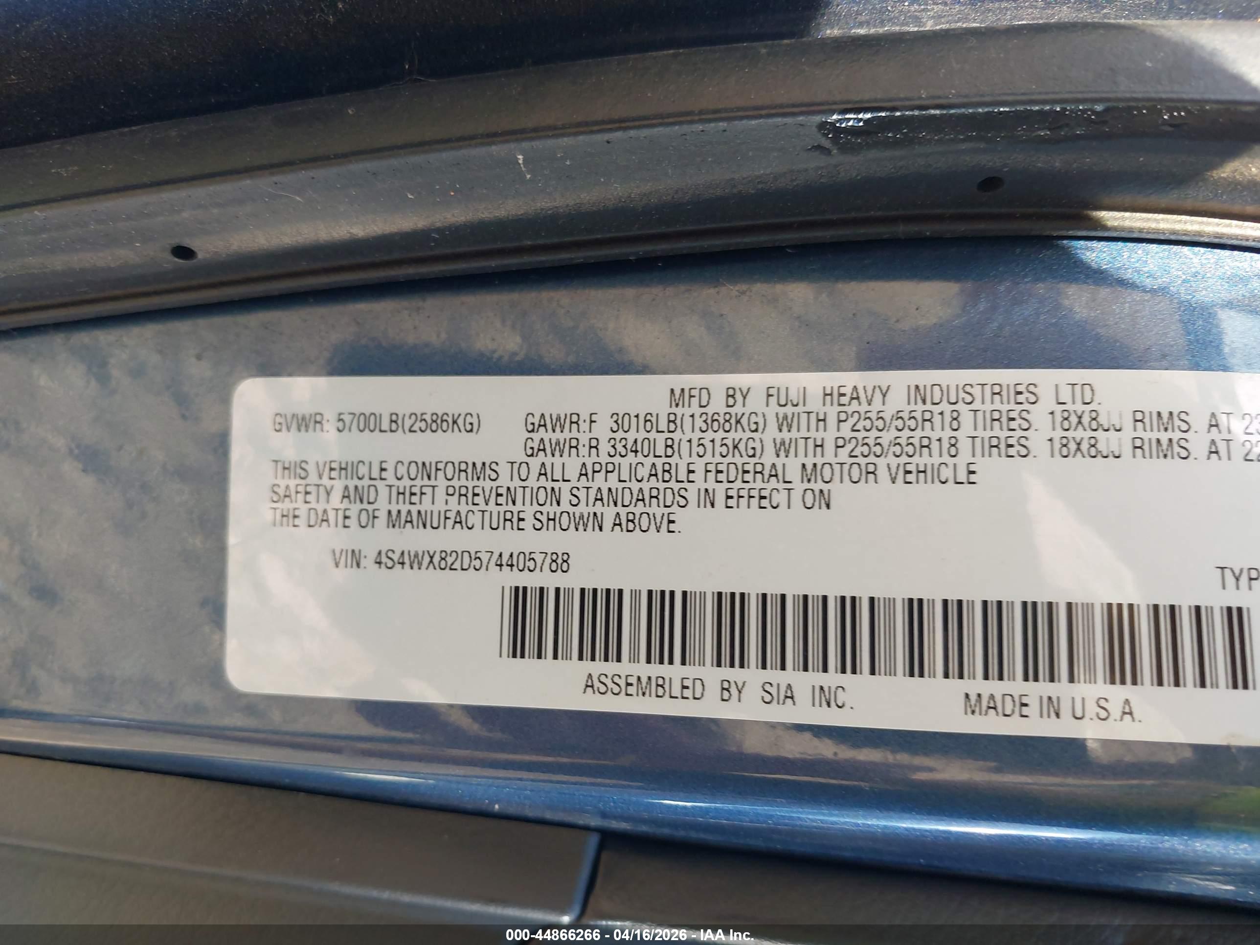 SUBARU B9 image 9