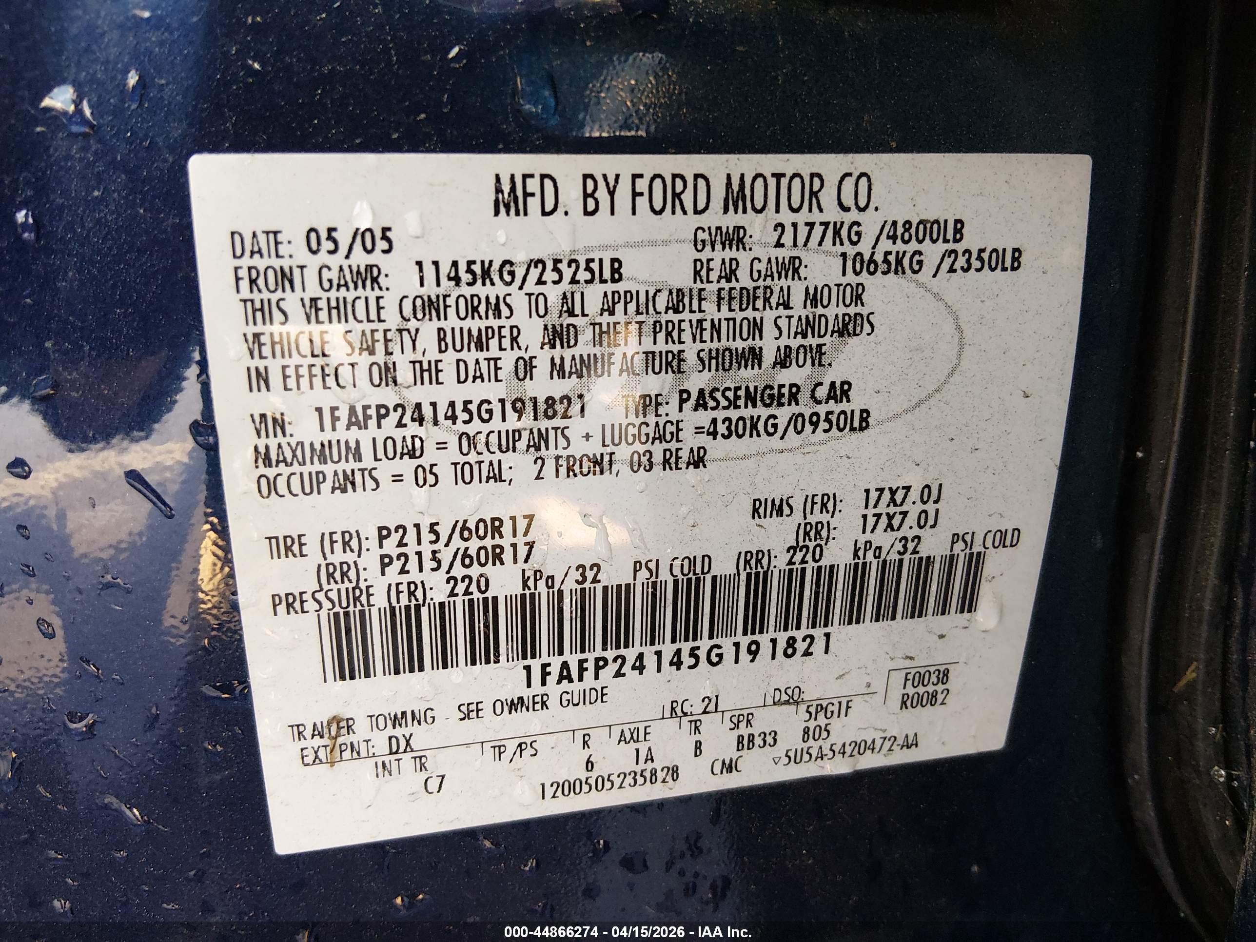 FORD FIVE image 9