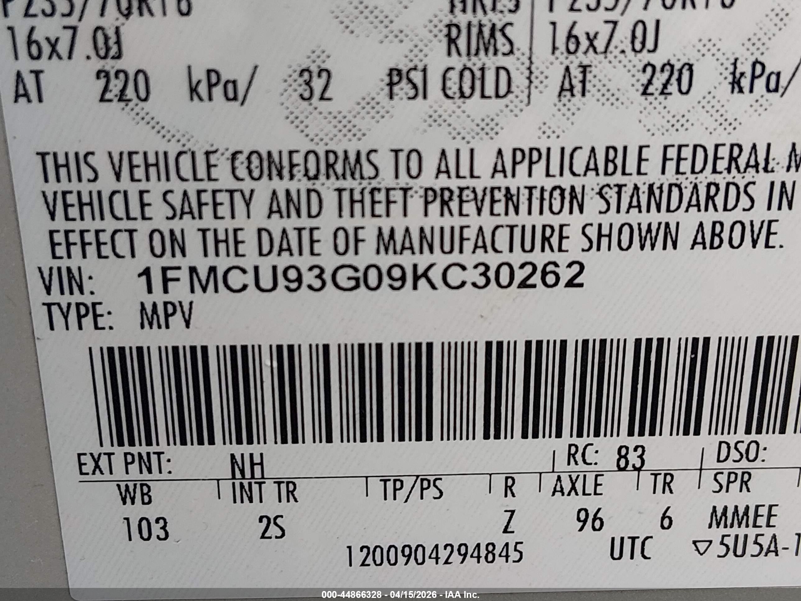 FORD ESCAPE image 9