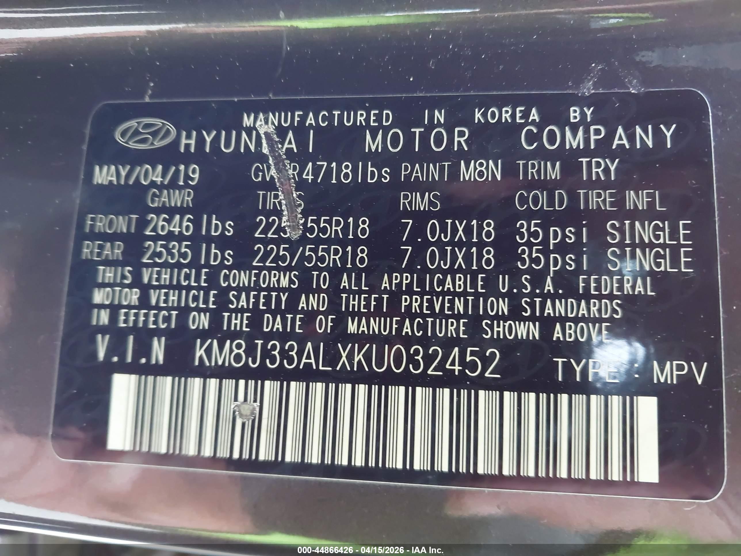 HYUNDAI TUCSON image 9