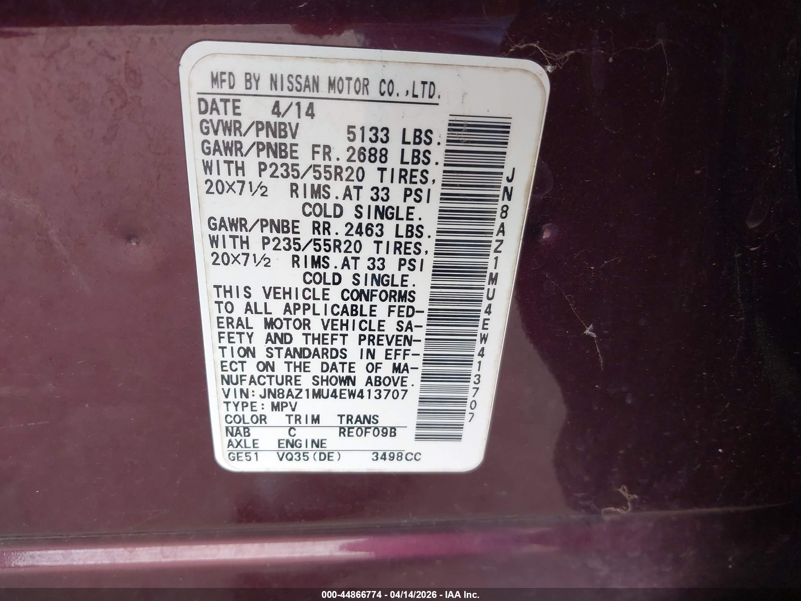NISSAN MURANO image 9