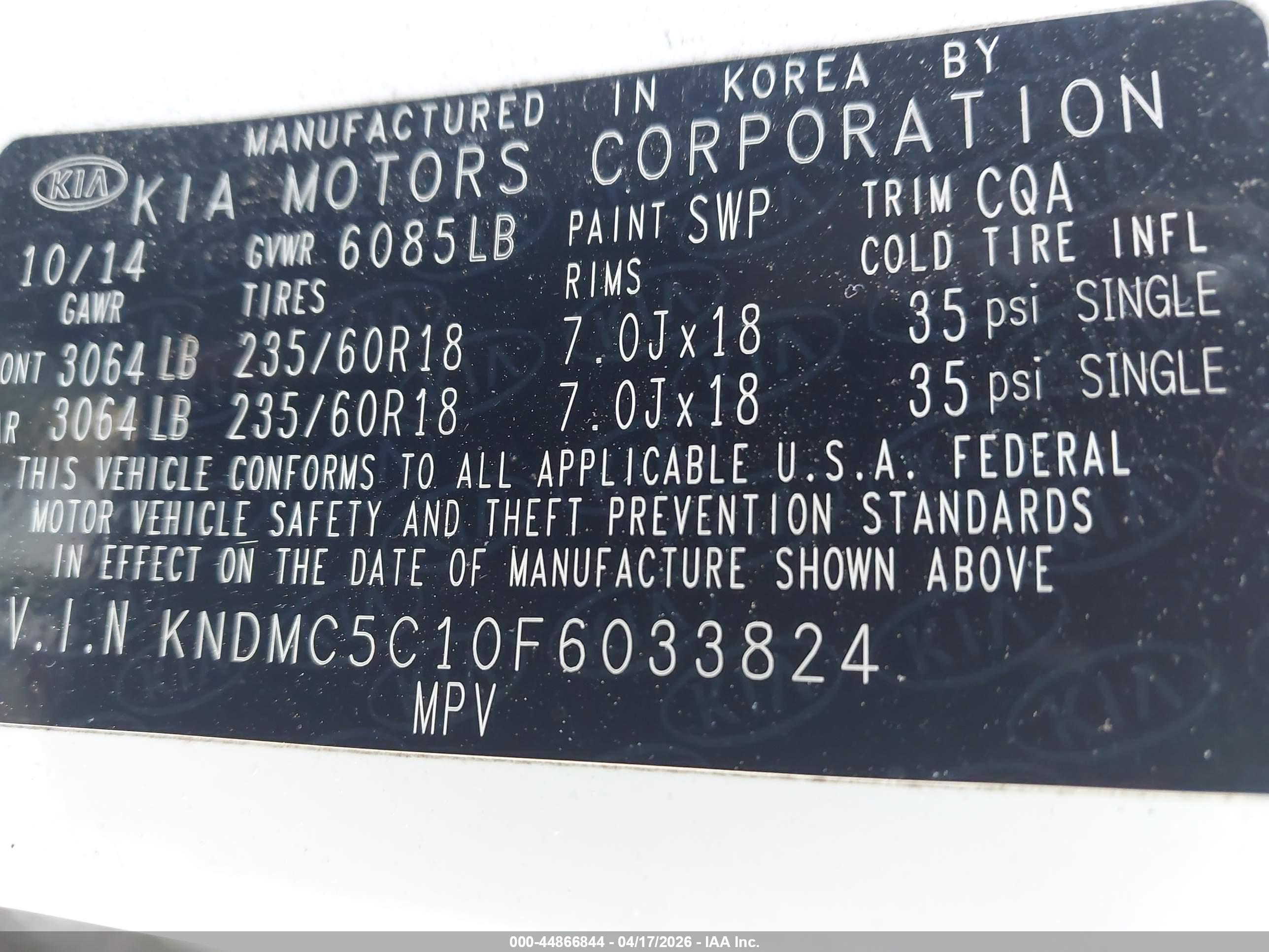 KIA SEDONA image 9