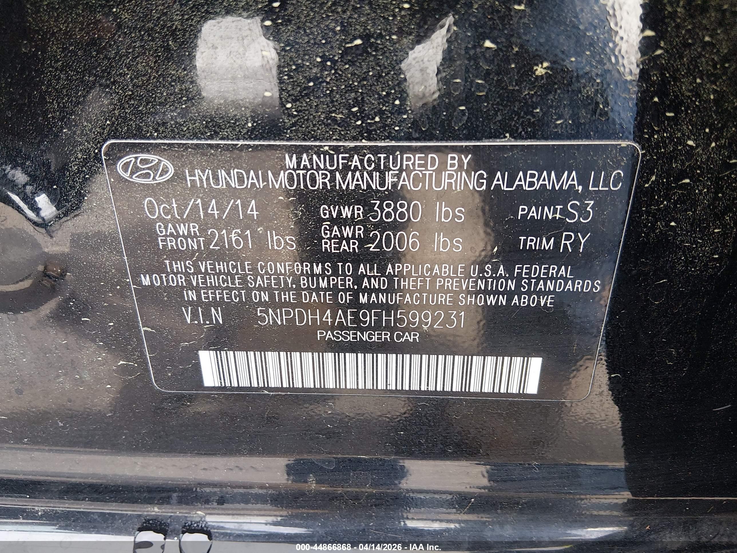 HYUNDAI ELANTRA image 9