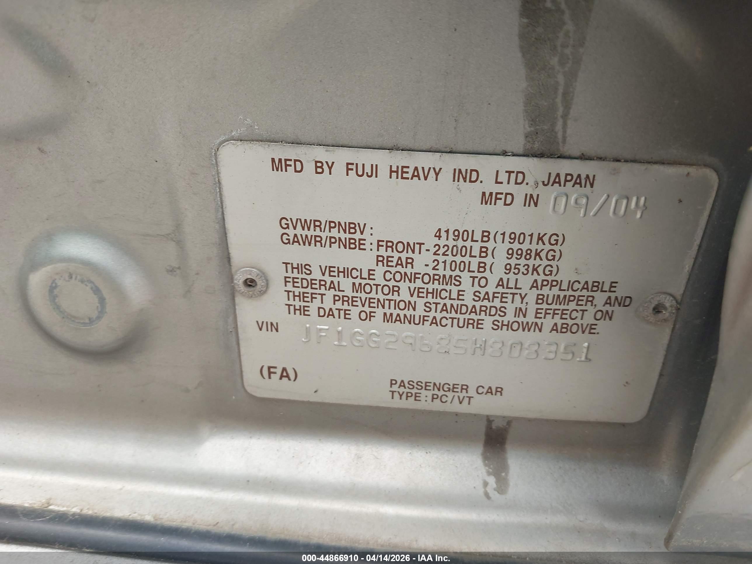 SUBARU IMPREZA image 9