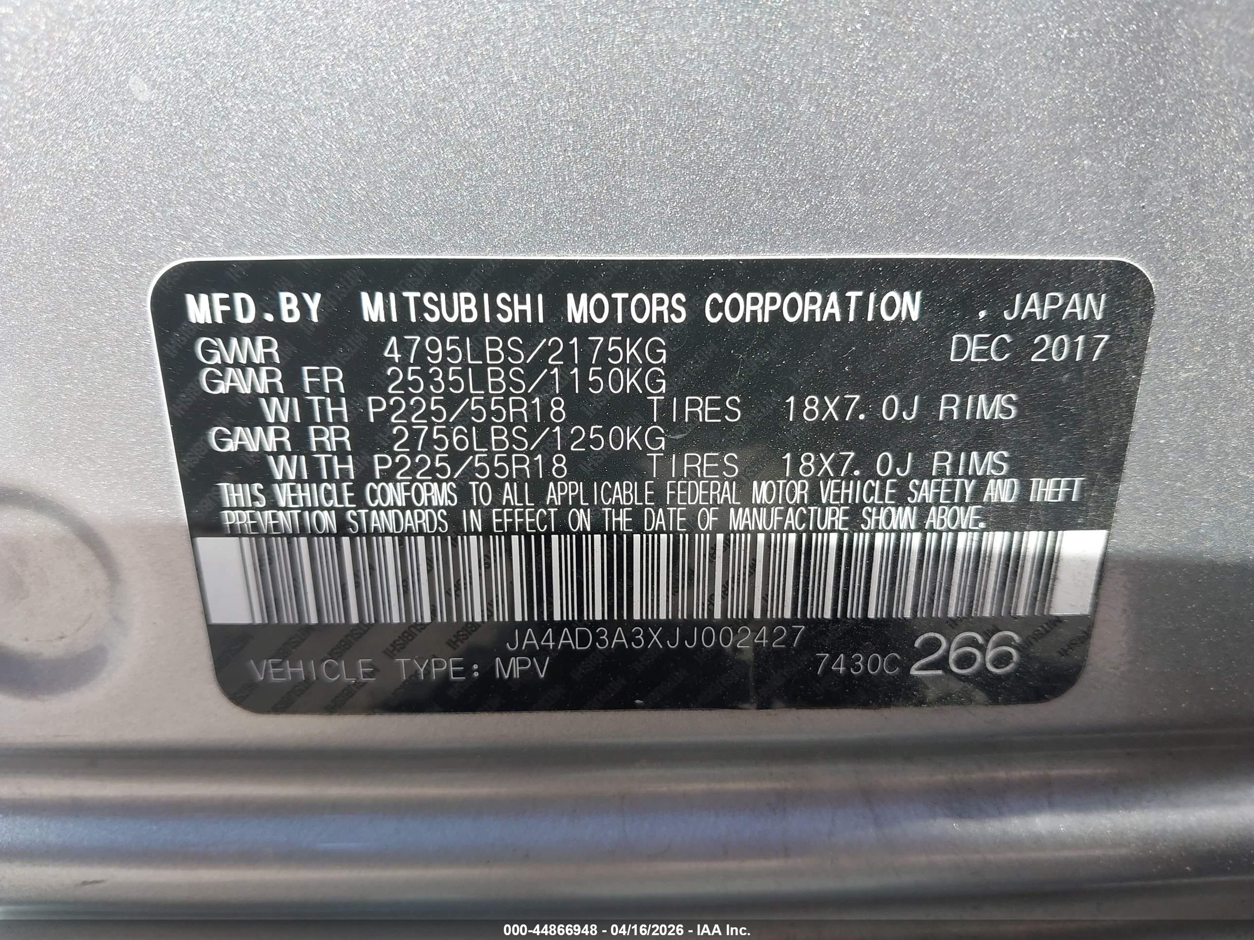MITSUBISHI OUTLANDER image 9