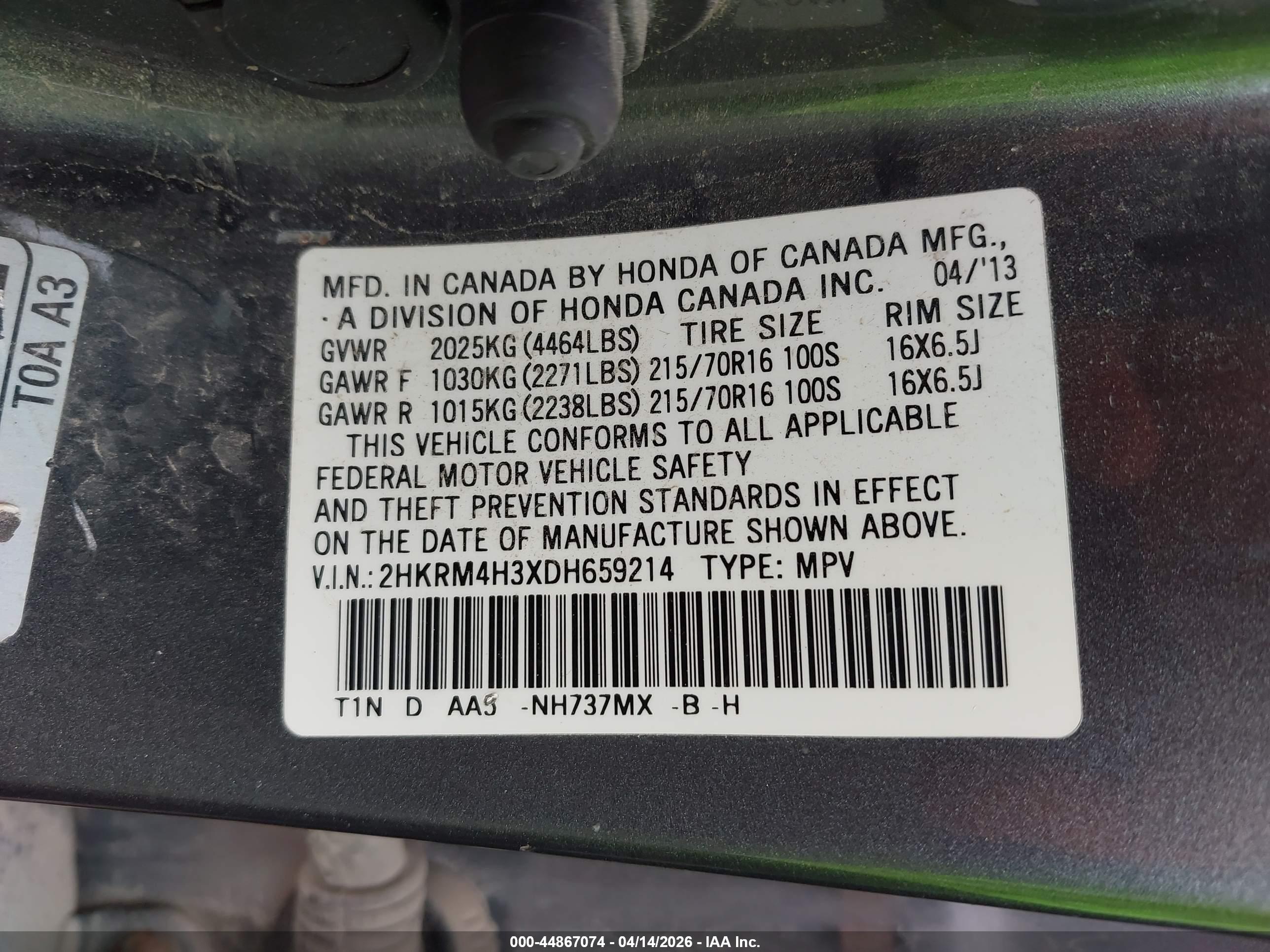 HONDA CR-V image 9