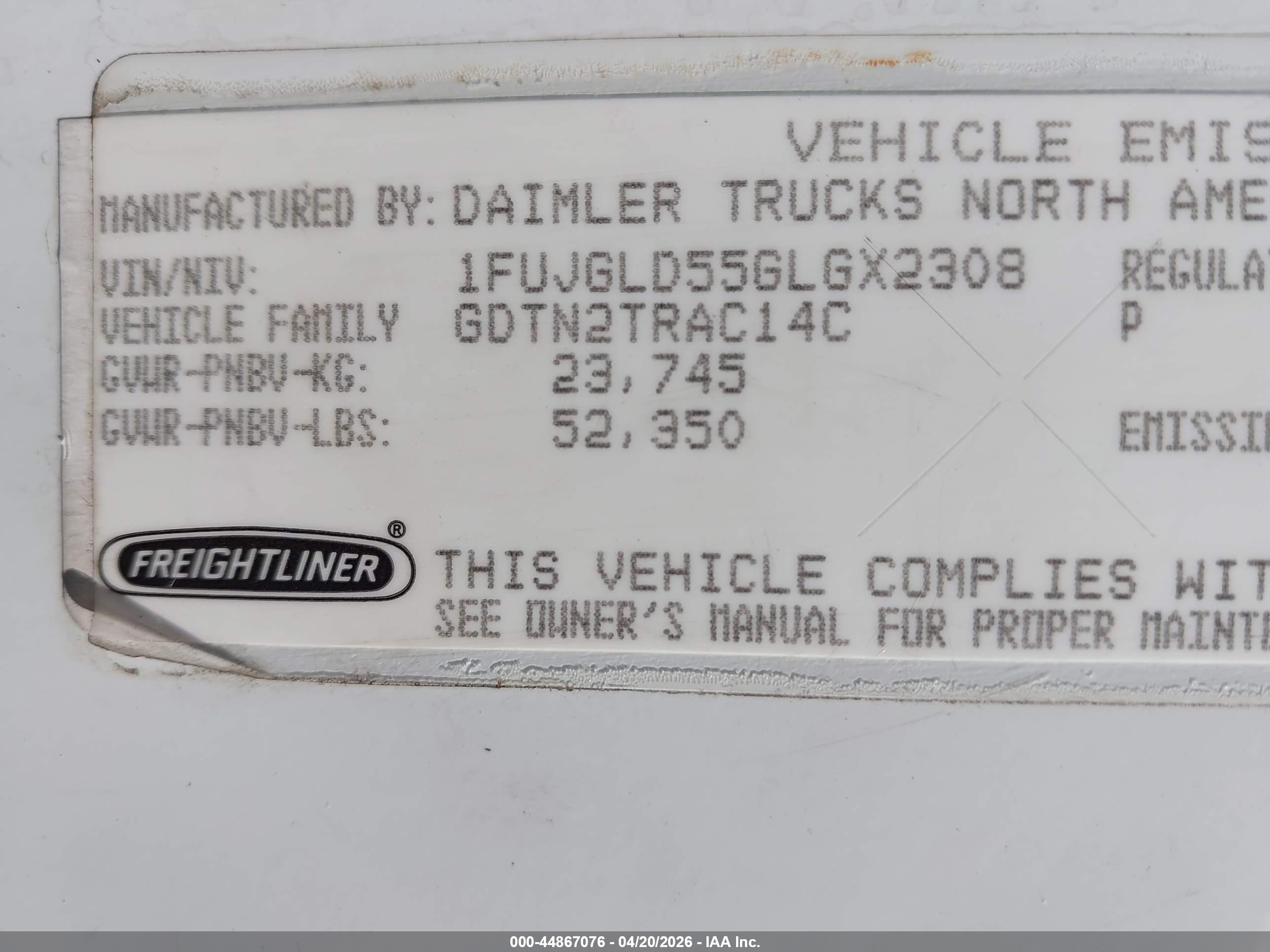 FREIGHTLINER CASCADIA image 9