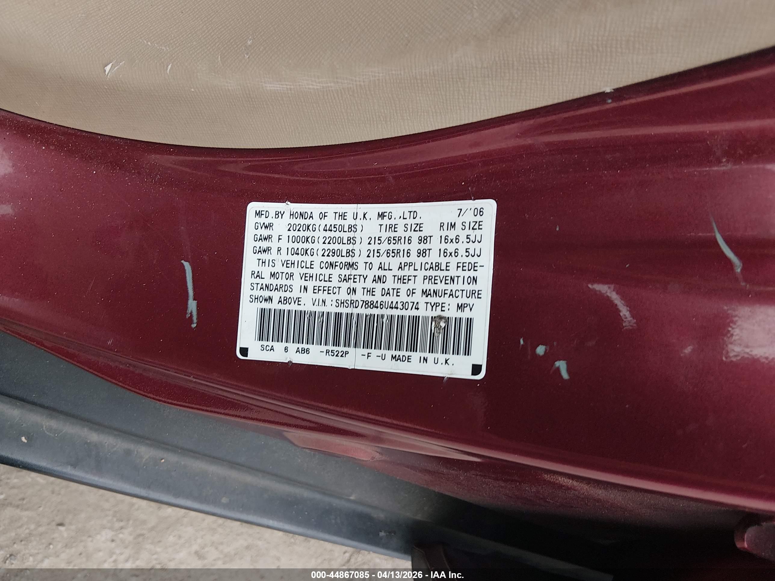 HONDA CR-V image 9
