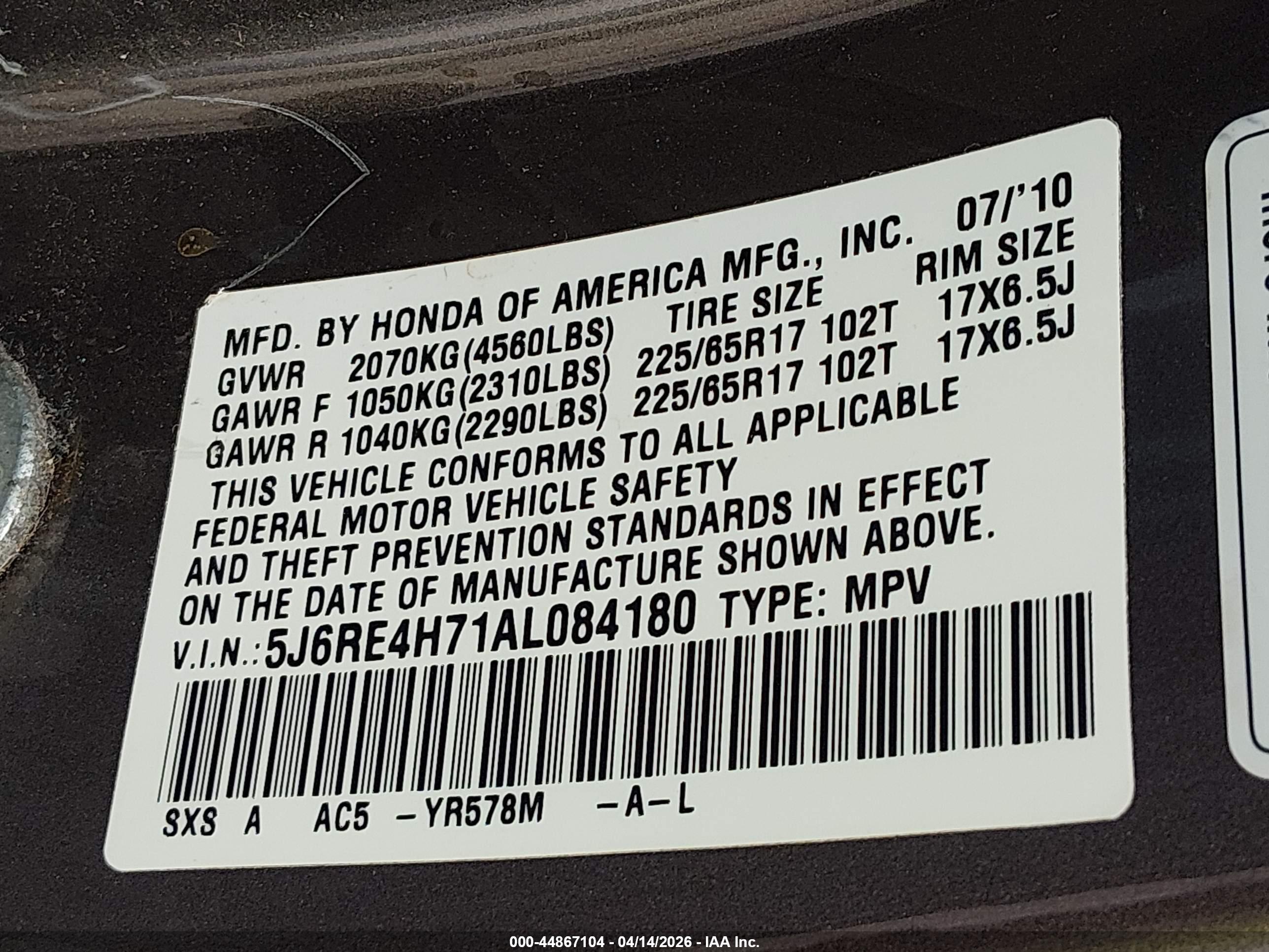 HONDA CR-V image 9