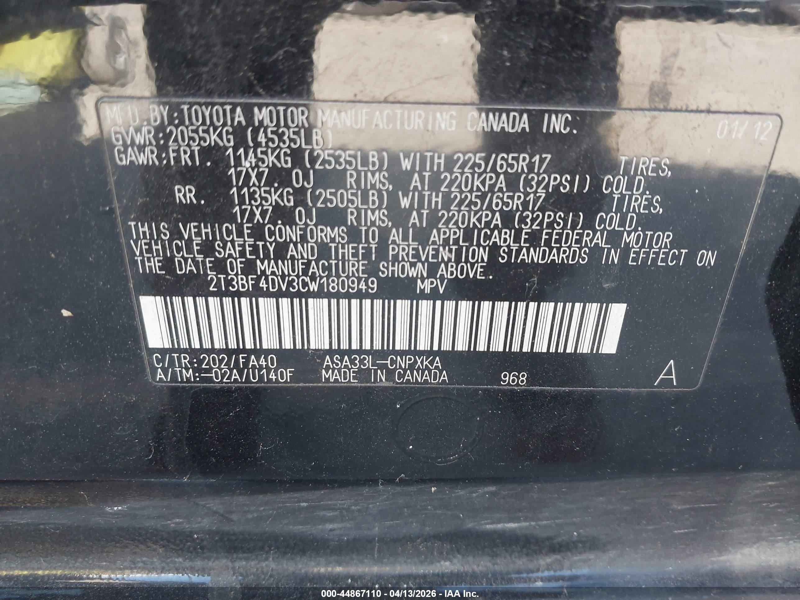 TOYOTA RAV4 image 9