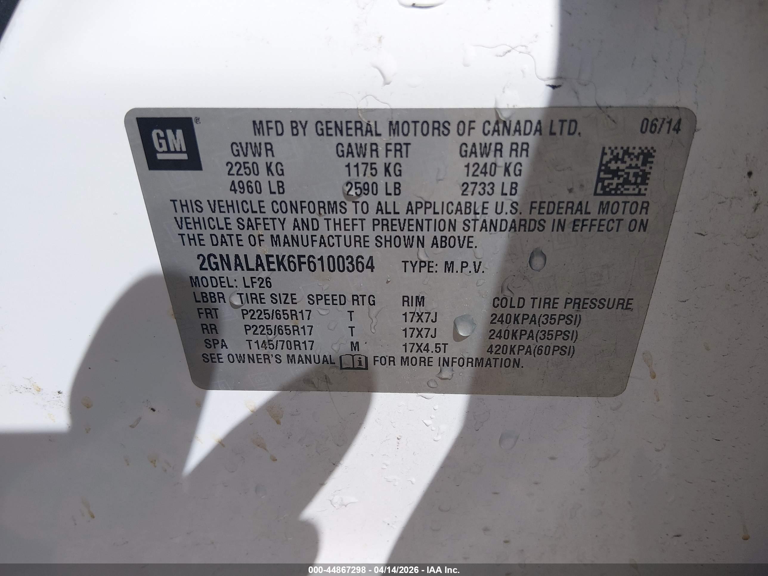 CHEVROLET EQUINOX image 9