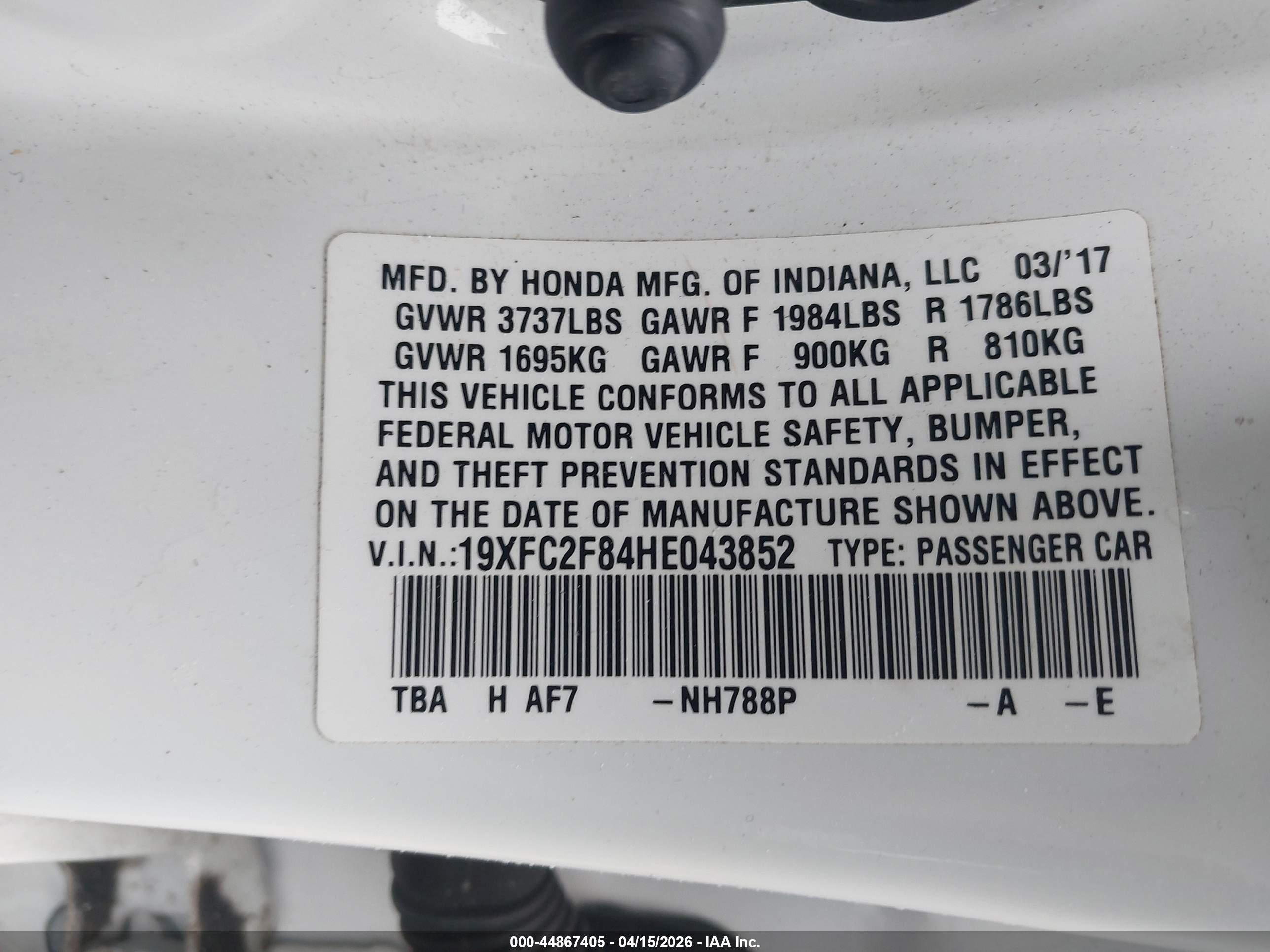 HONDA CIVIC image 9
