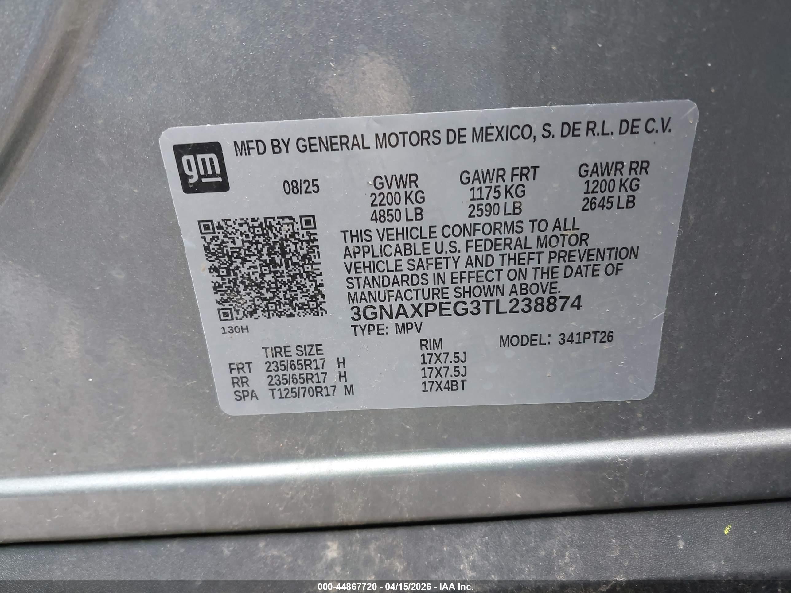 CHEVROLET EQUINOX image 9