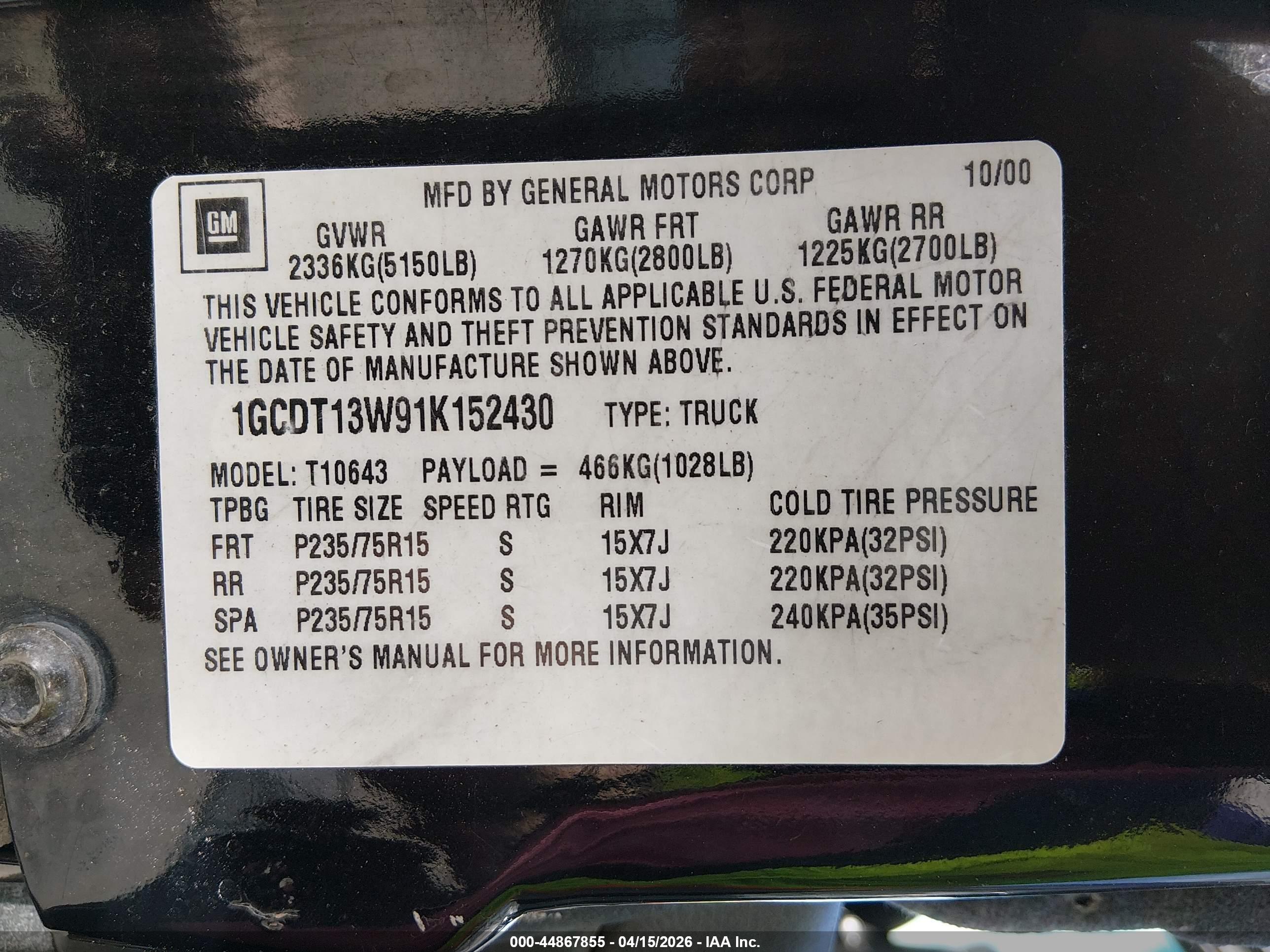 CHEVROLET S-10 image 9