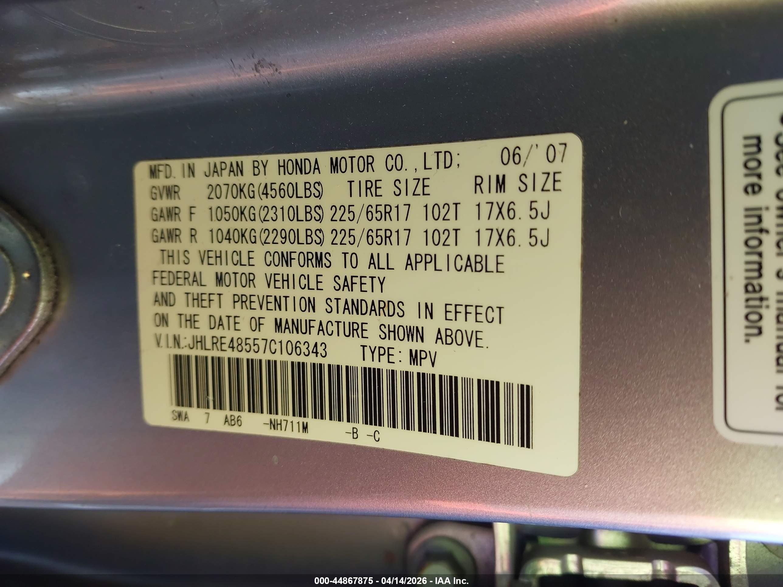 HONDA CR-V image 9