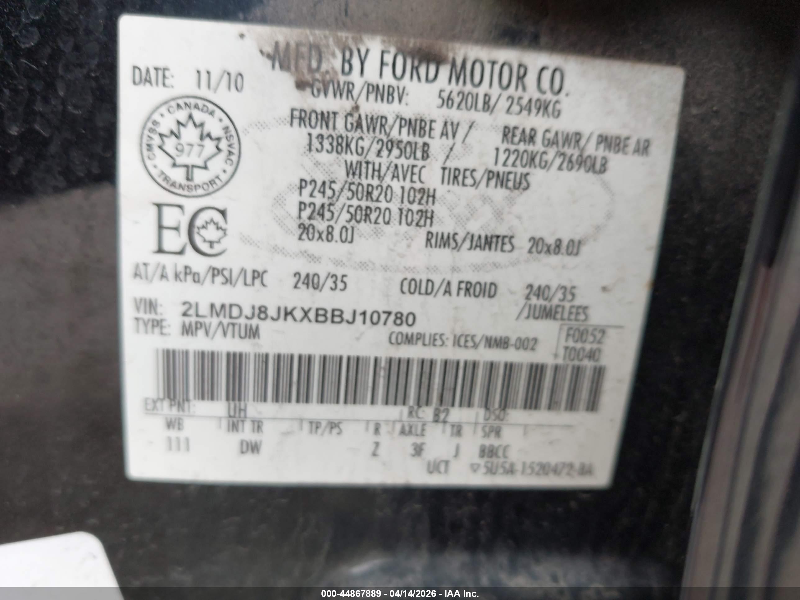 LINCOLN MKX image 9