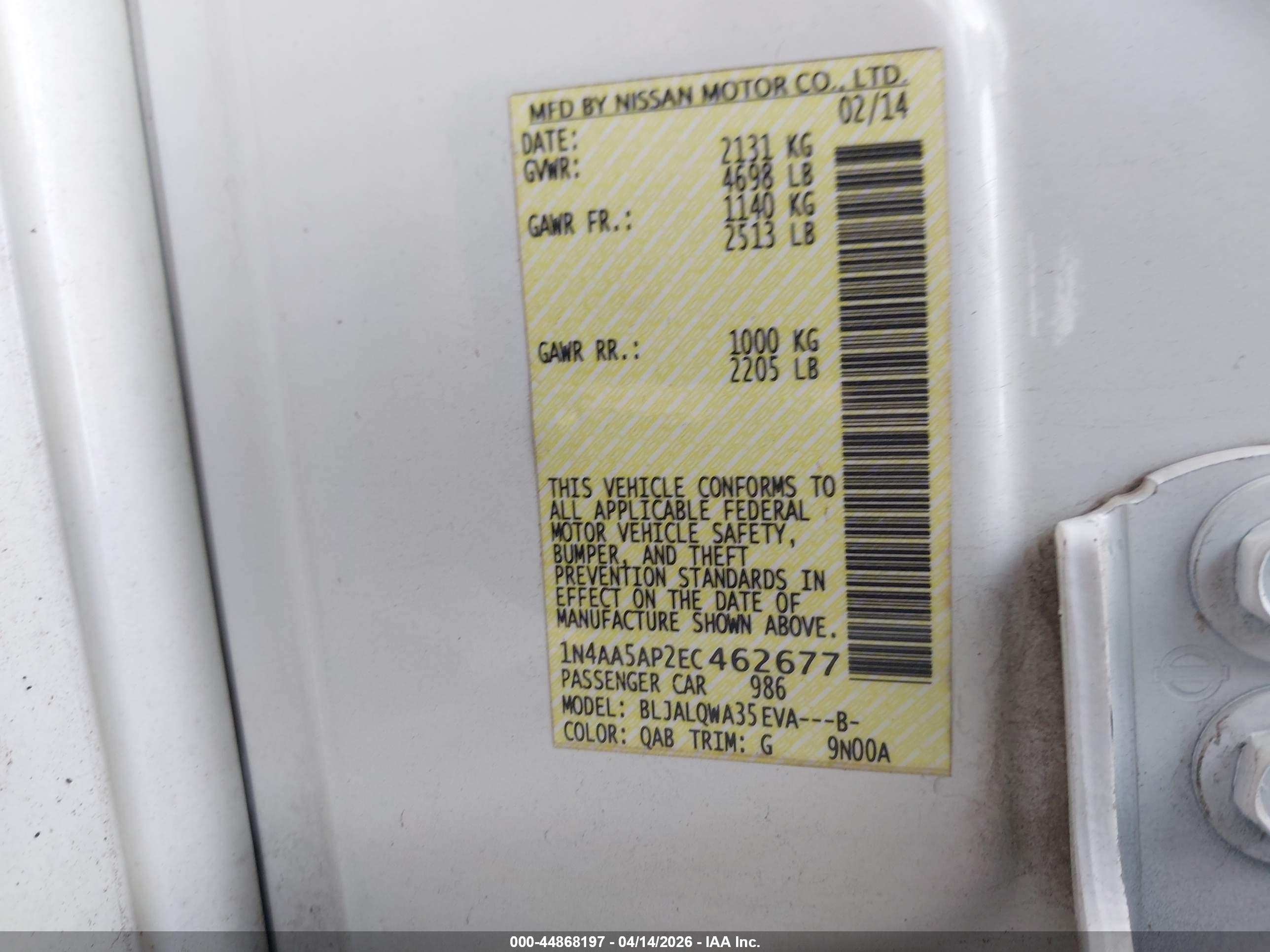 NISSAN MAXIMA image 9