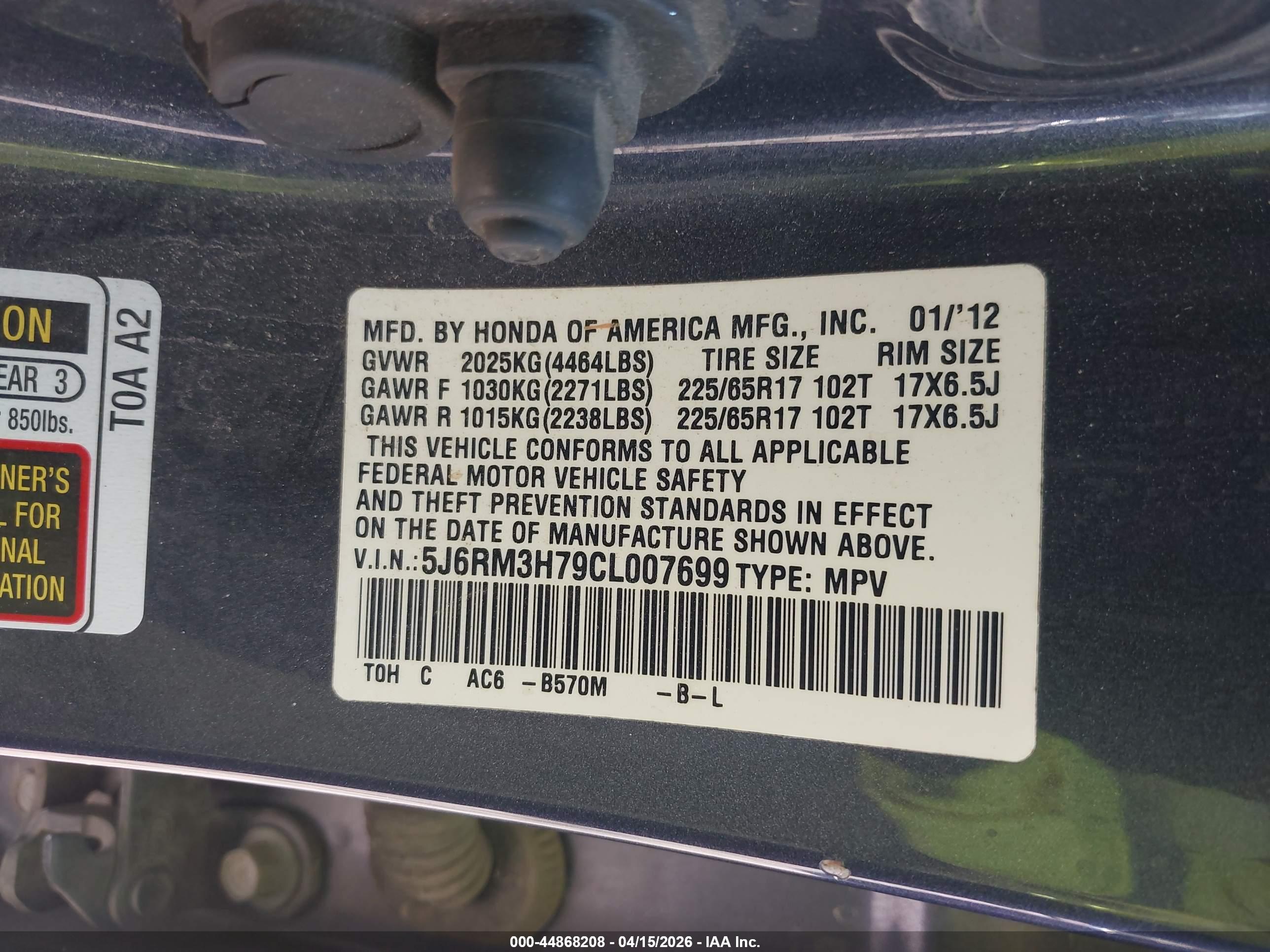HONDA CR-V image 9