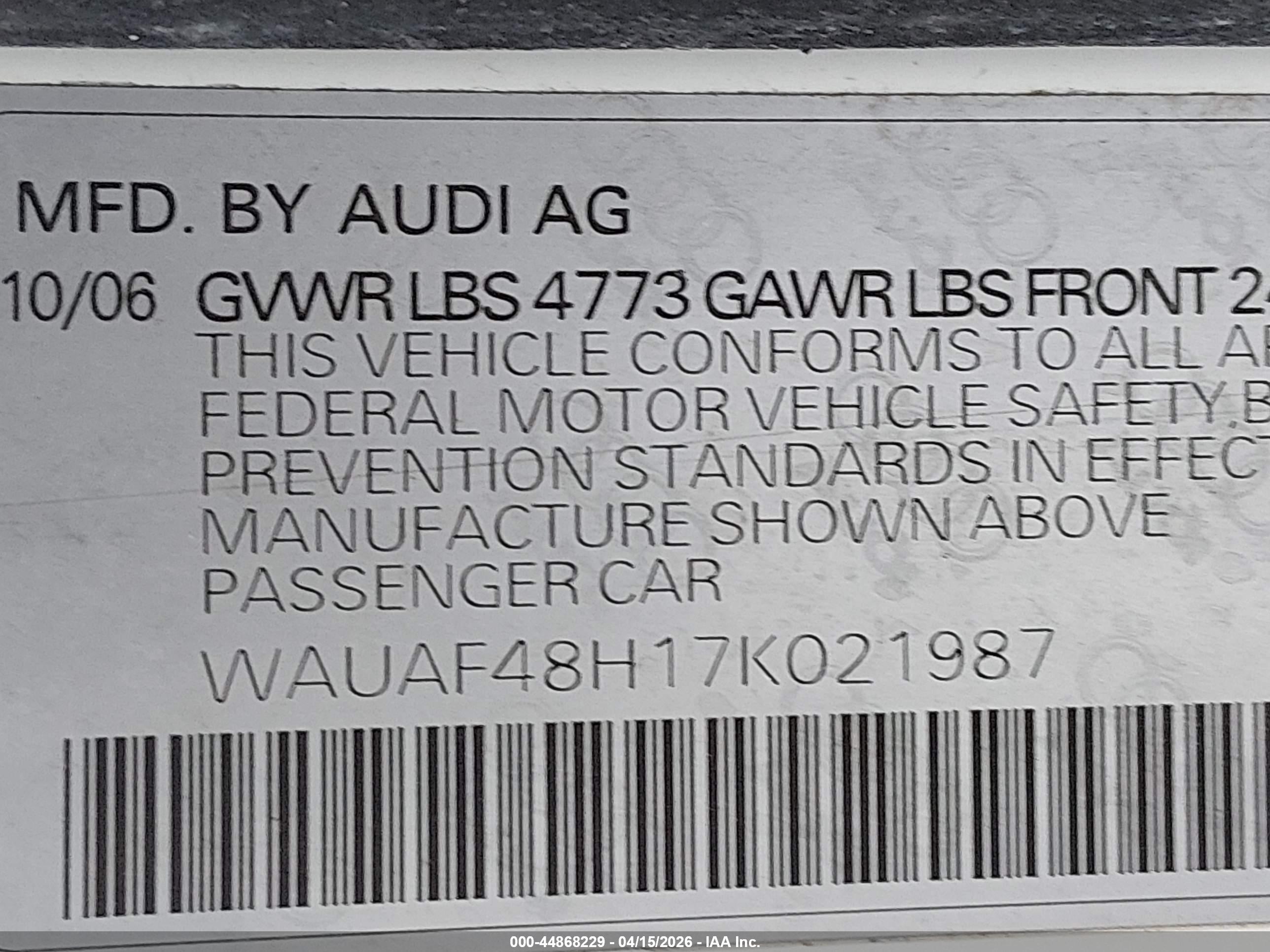 AUDI A4 image 9