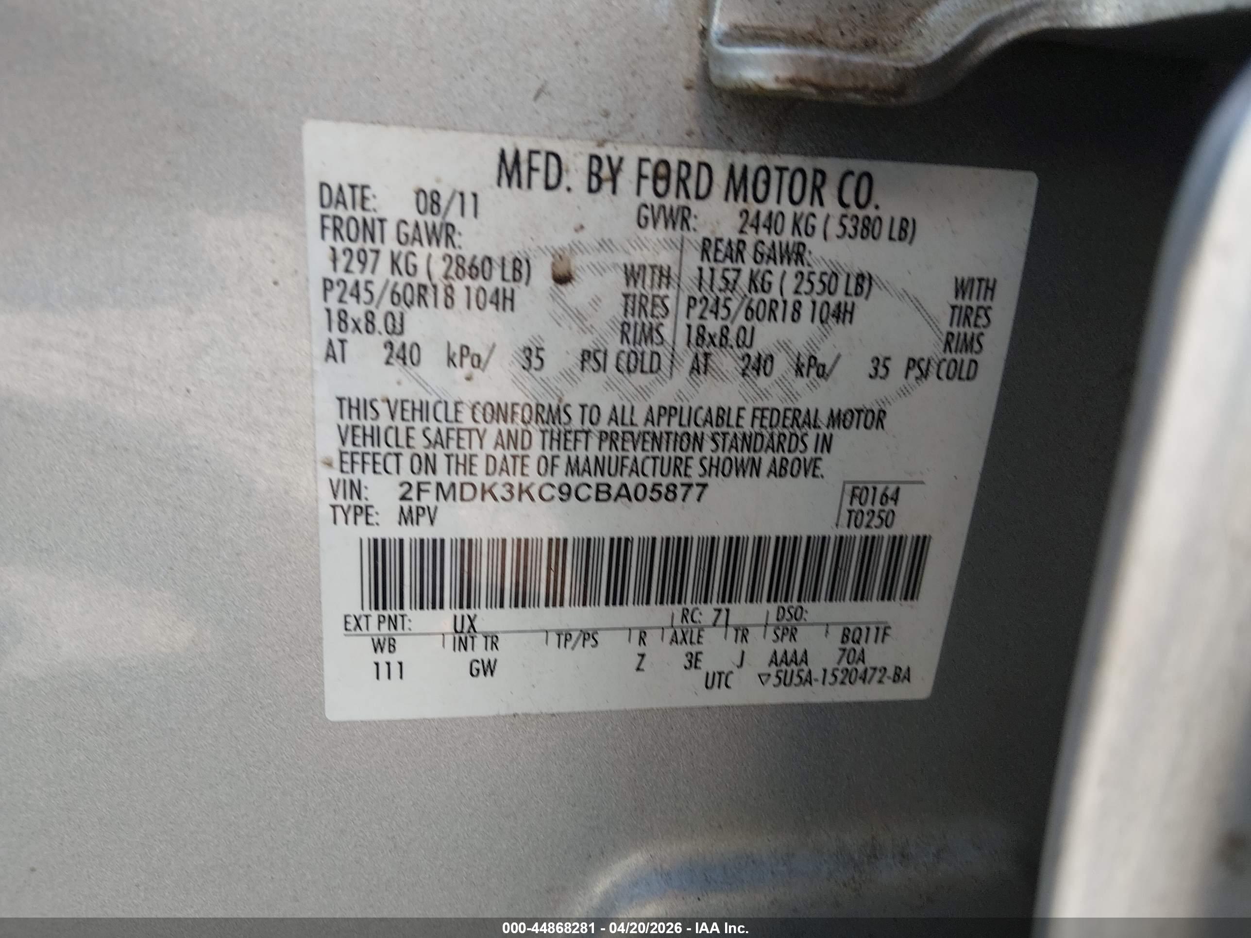 FORD EDGE image 9