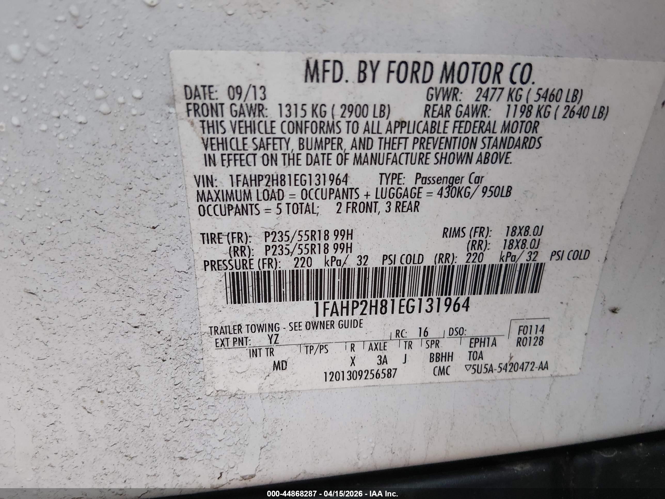 FORD TAURUS image 9