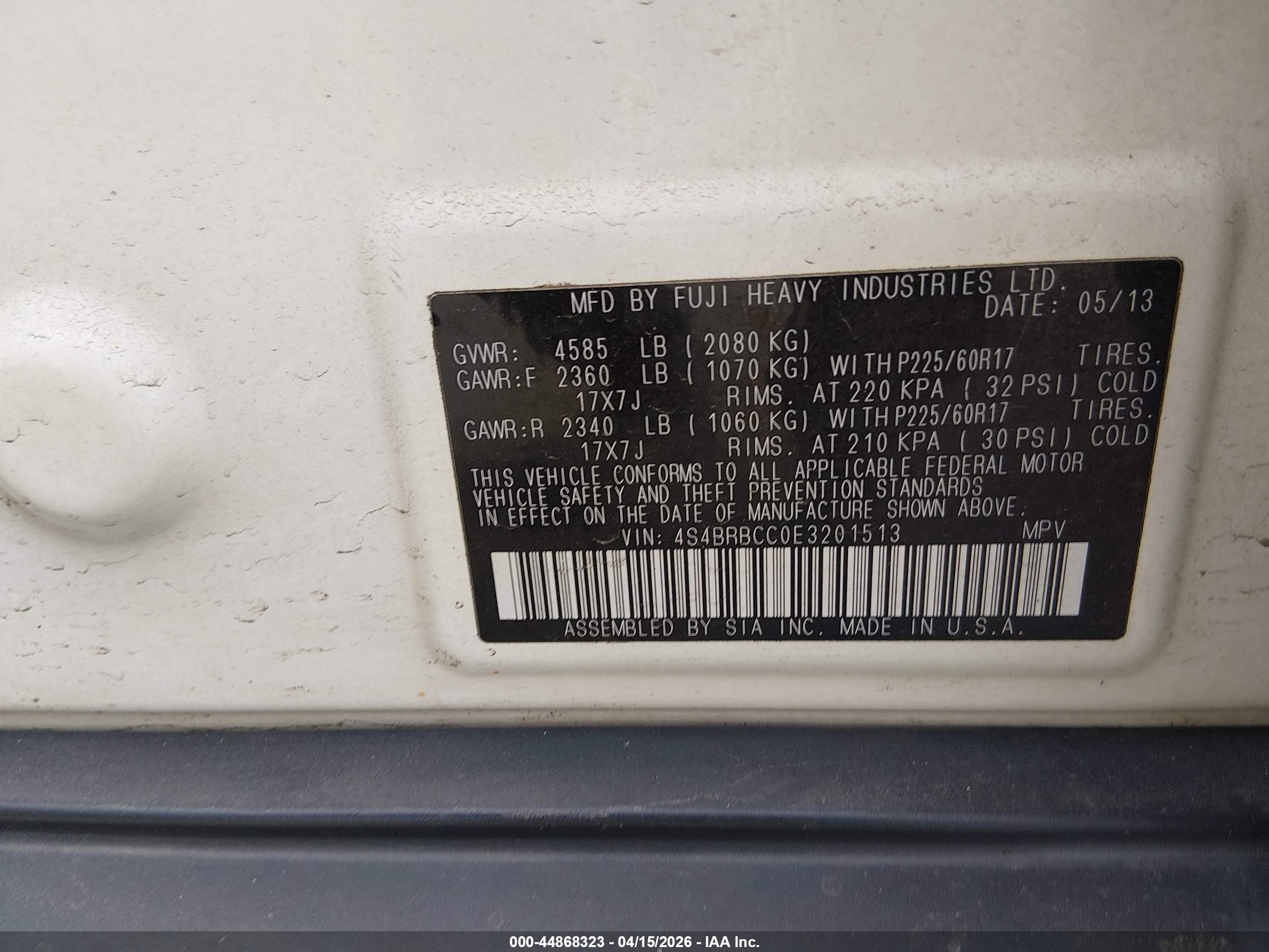SUBARU OUTBACK image 9