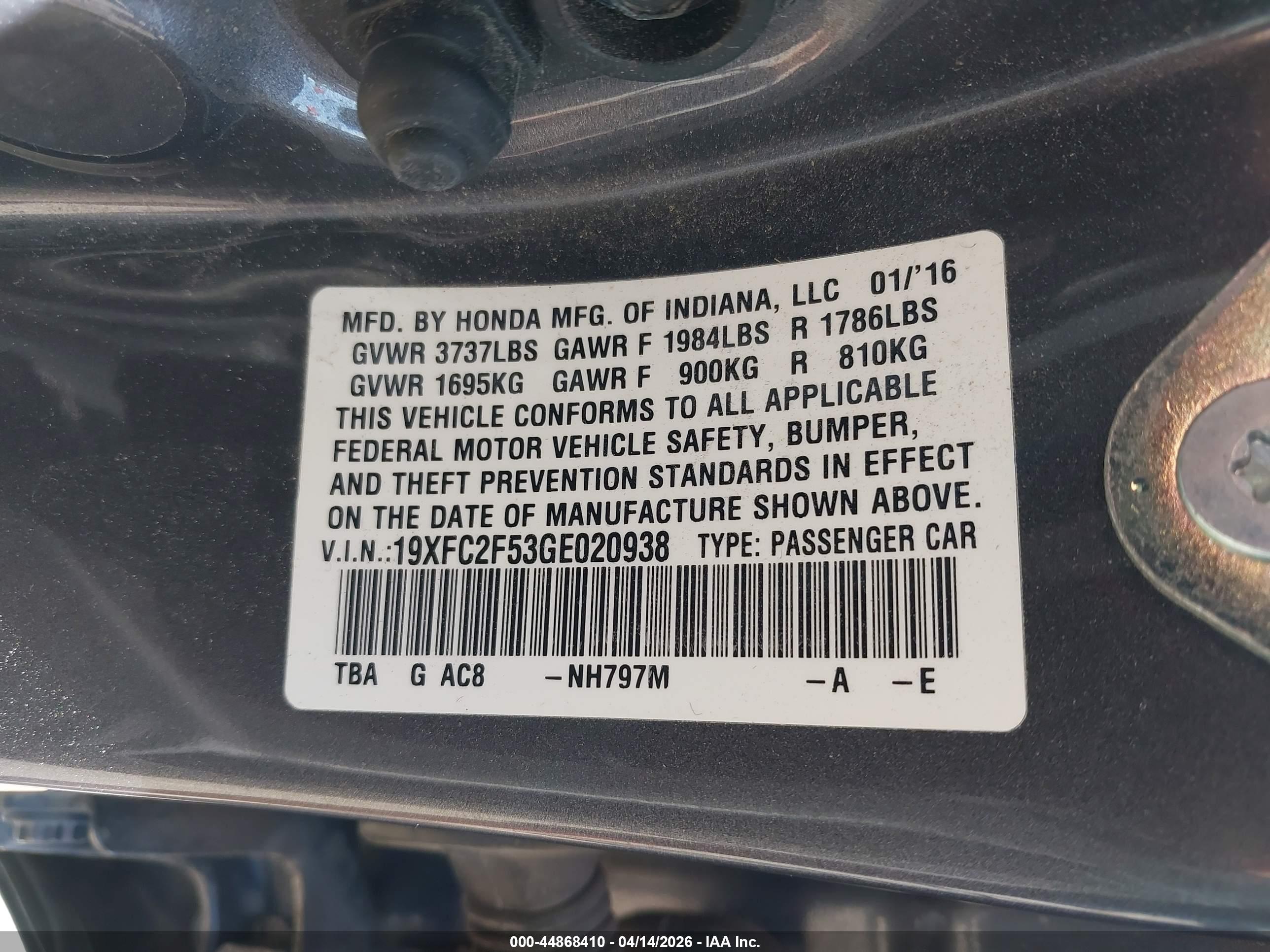 HONDA CIVIC image 9
