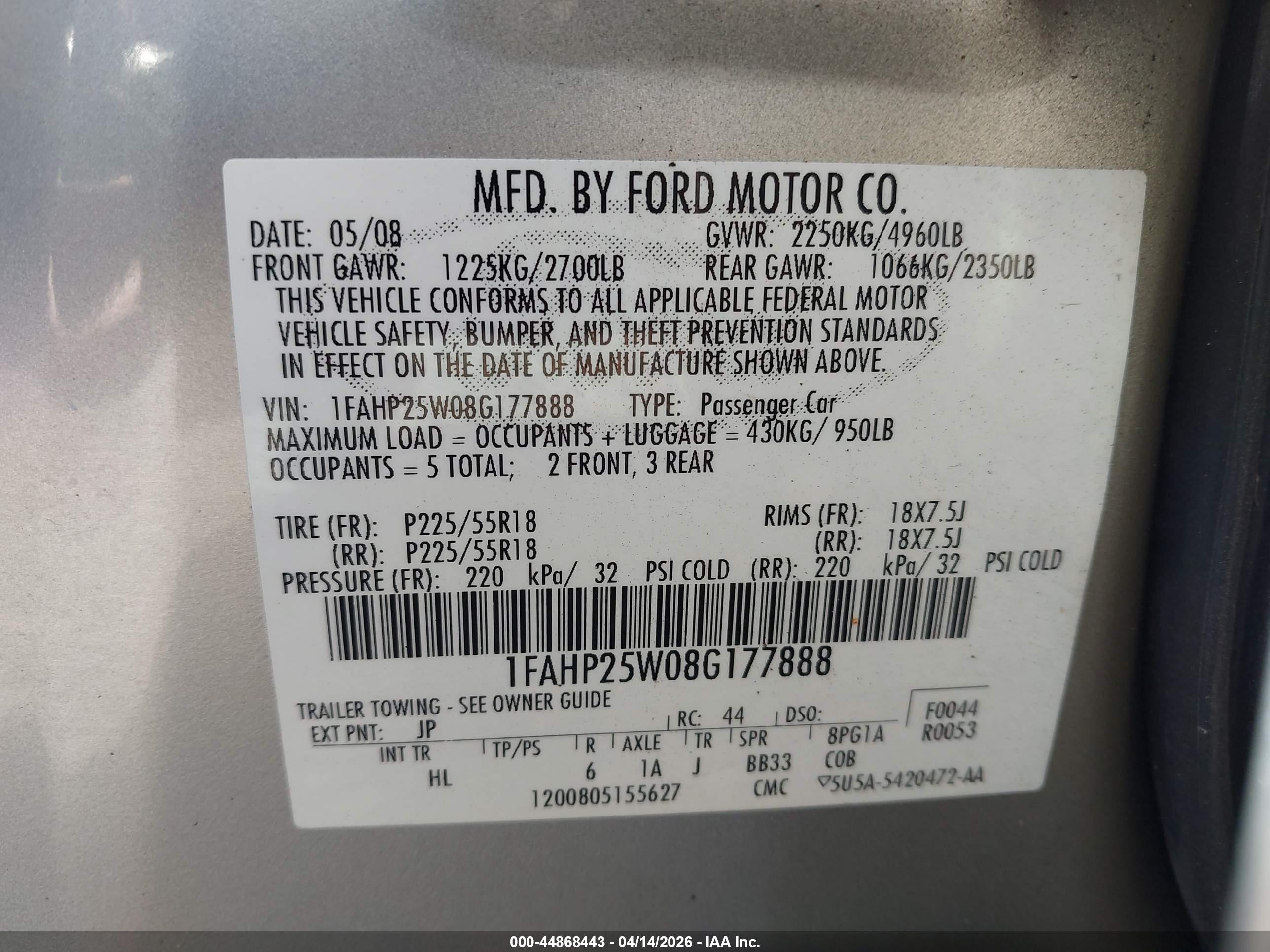 FORD TAURUS image 9