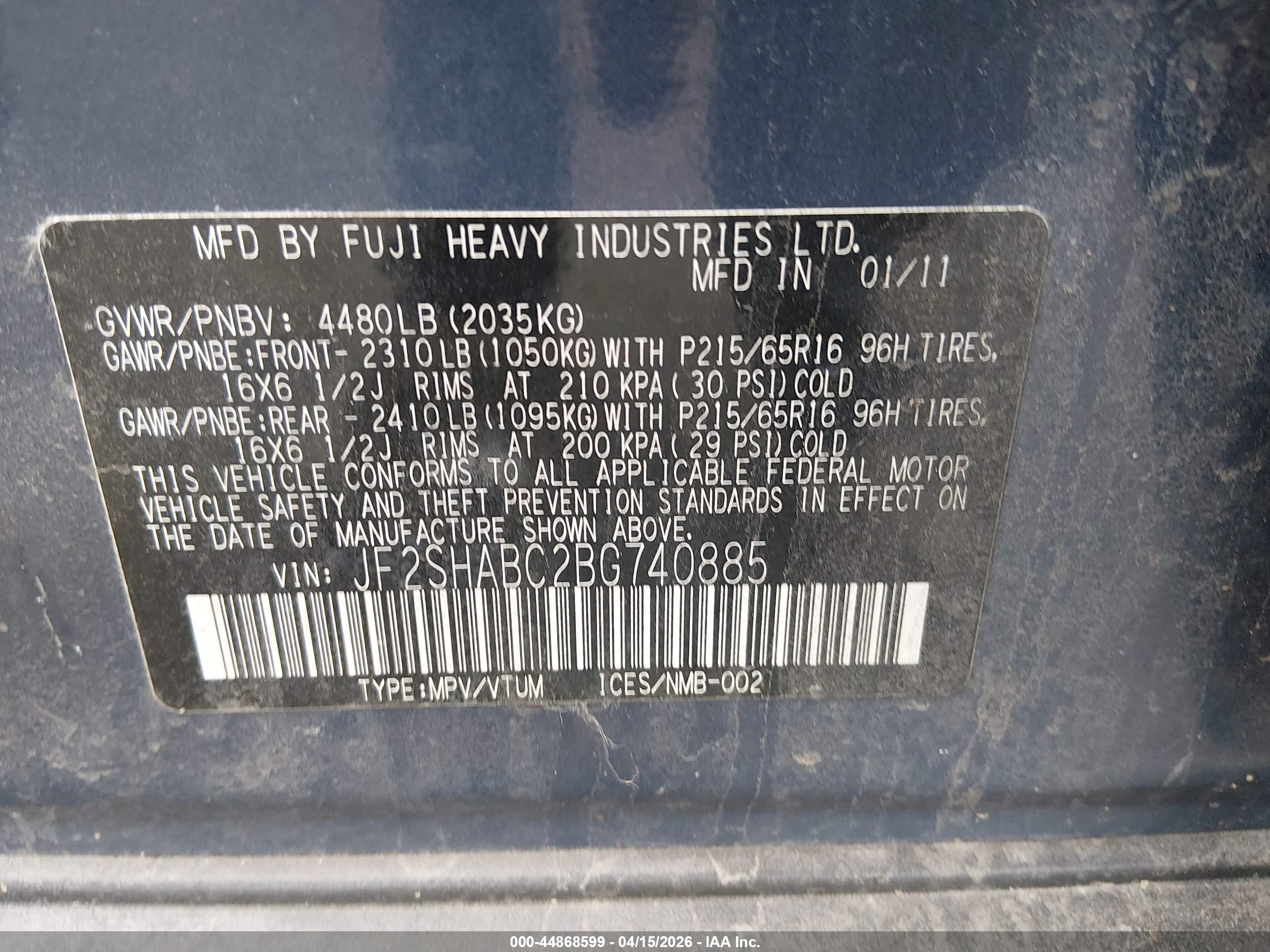 SUBARU FORESTER image 9
