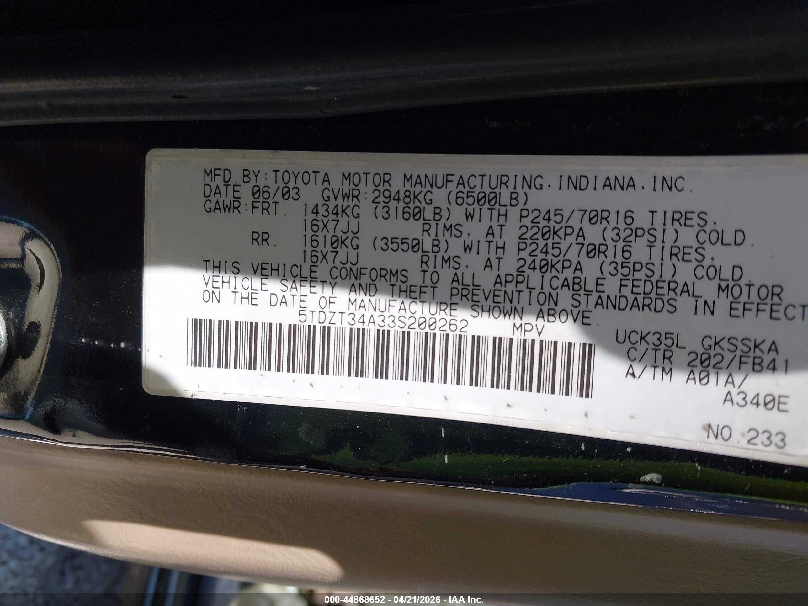 TOYOTA SEQUOIA image 9