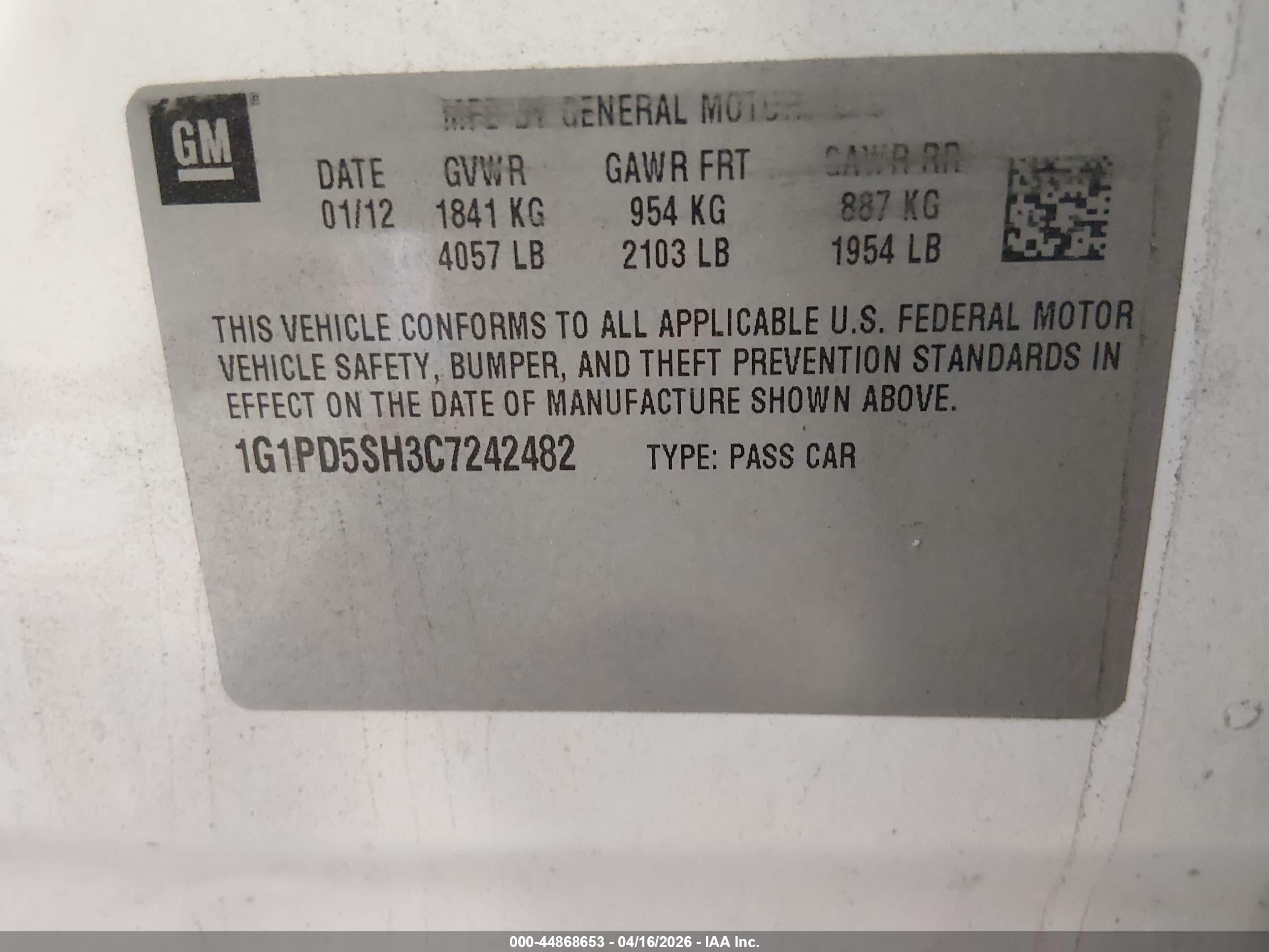 CHEVROLET CRUZE image 9