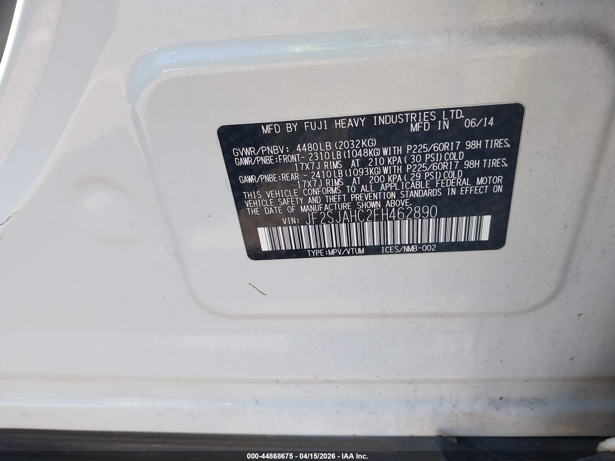 SUBARU FORESTER image 9