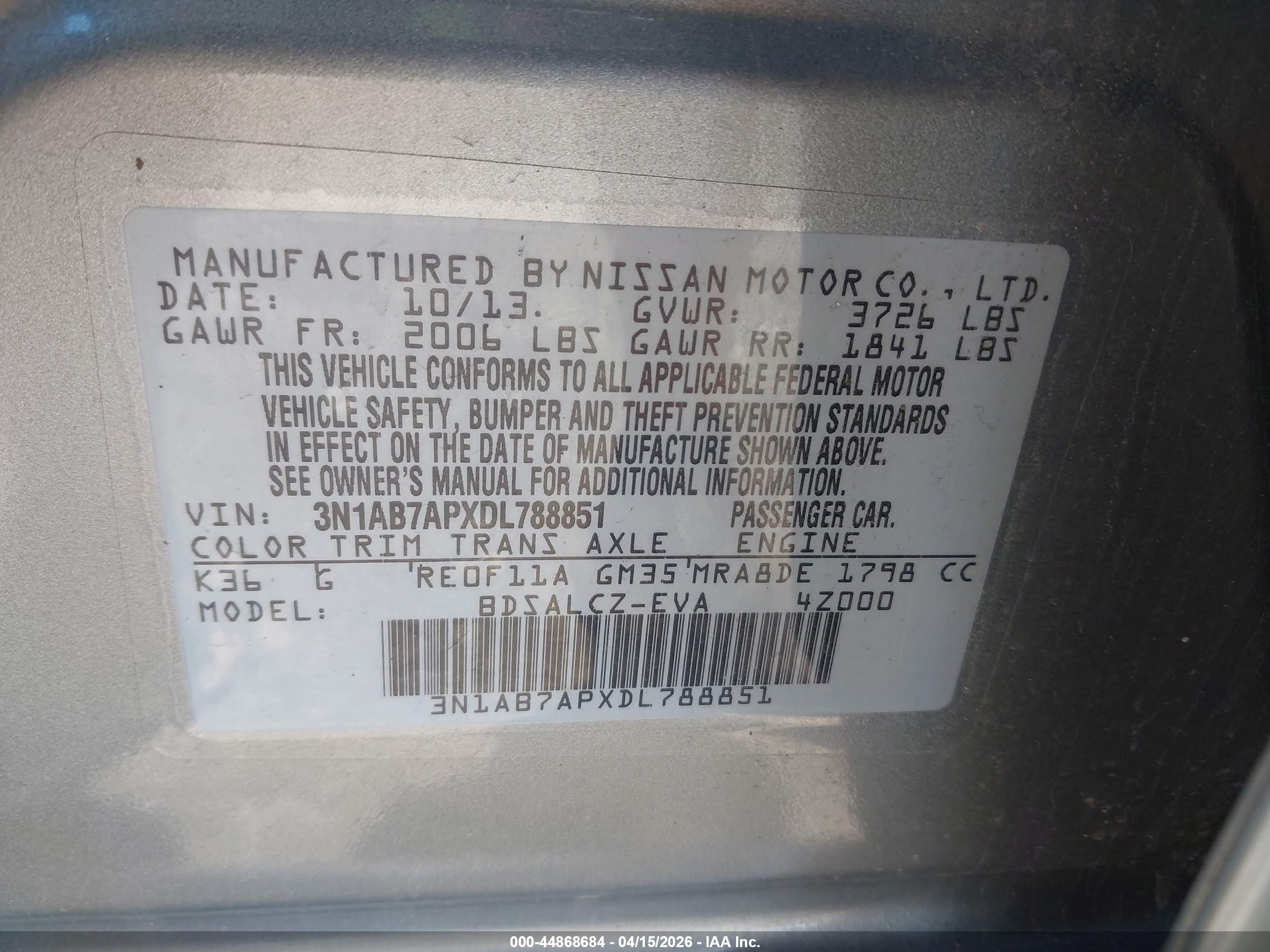 NISSAN SENTRA image 9