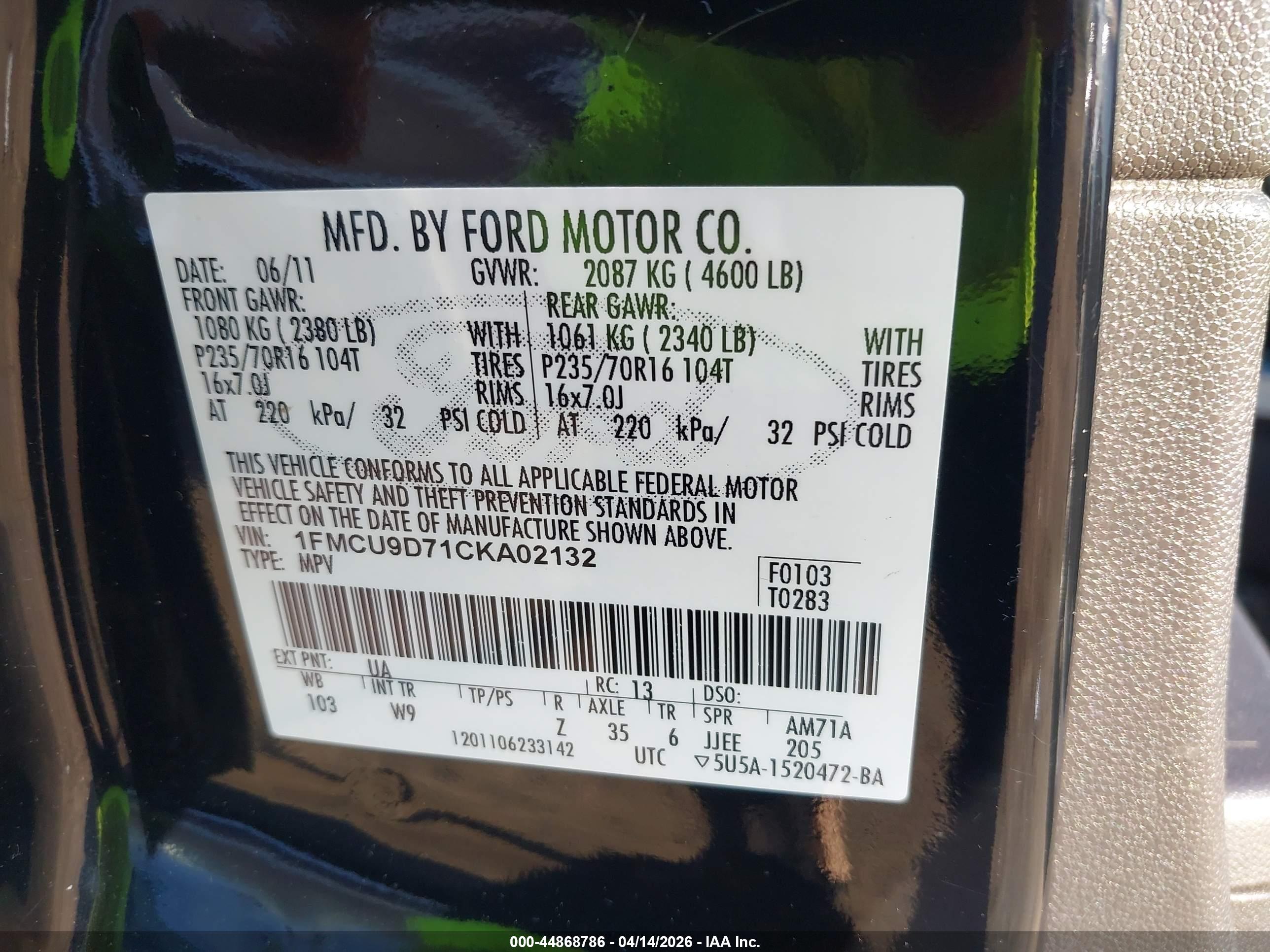 FORD ESCAPE image 9